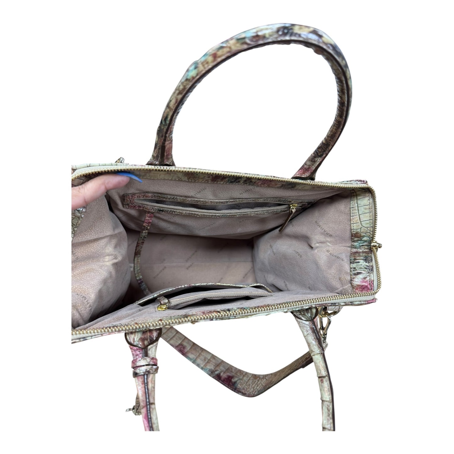 Handbag Designer By Brahmin In Multi, Size:Large