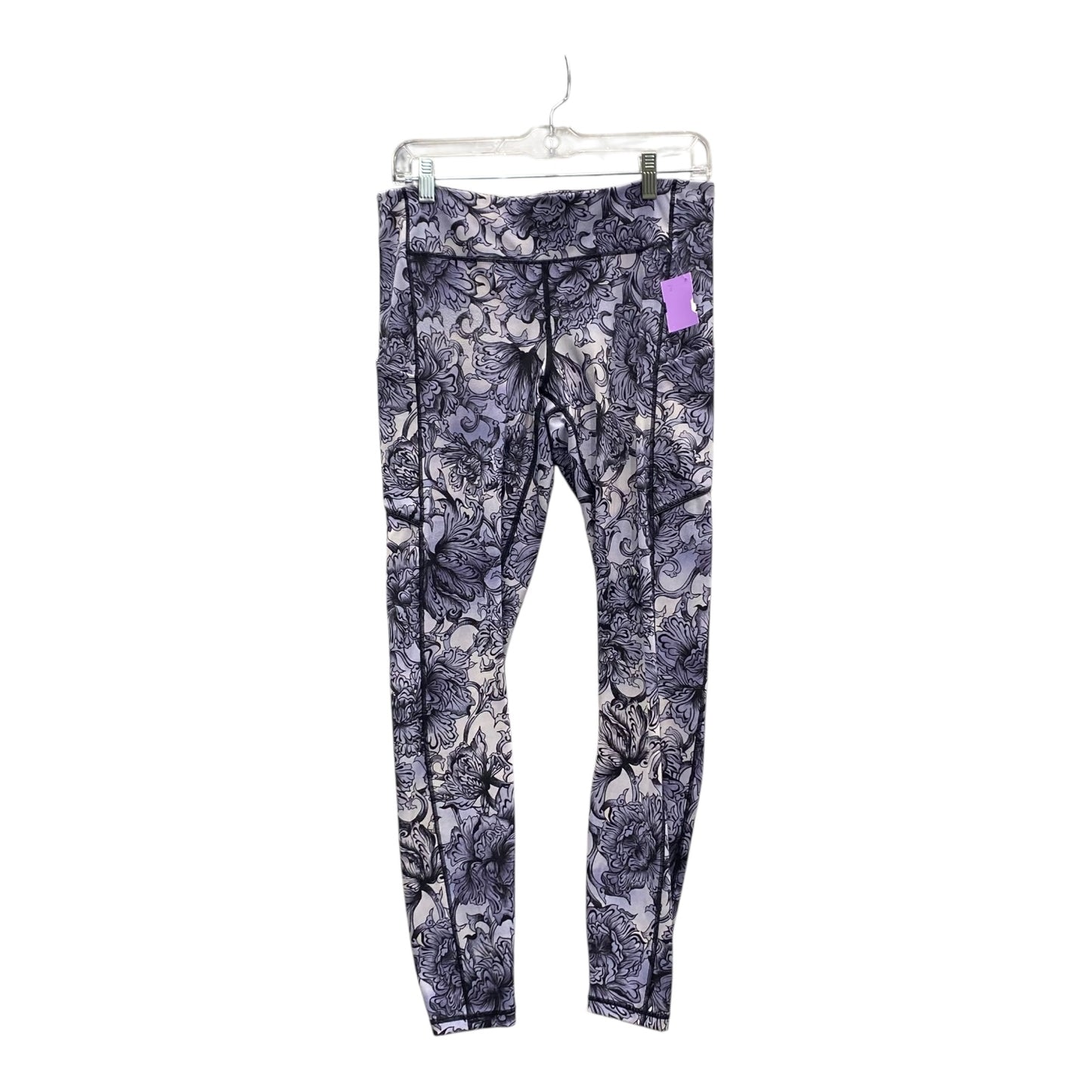 Athletic Leggings By Lululemon In Blue, Size:M