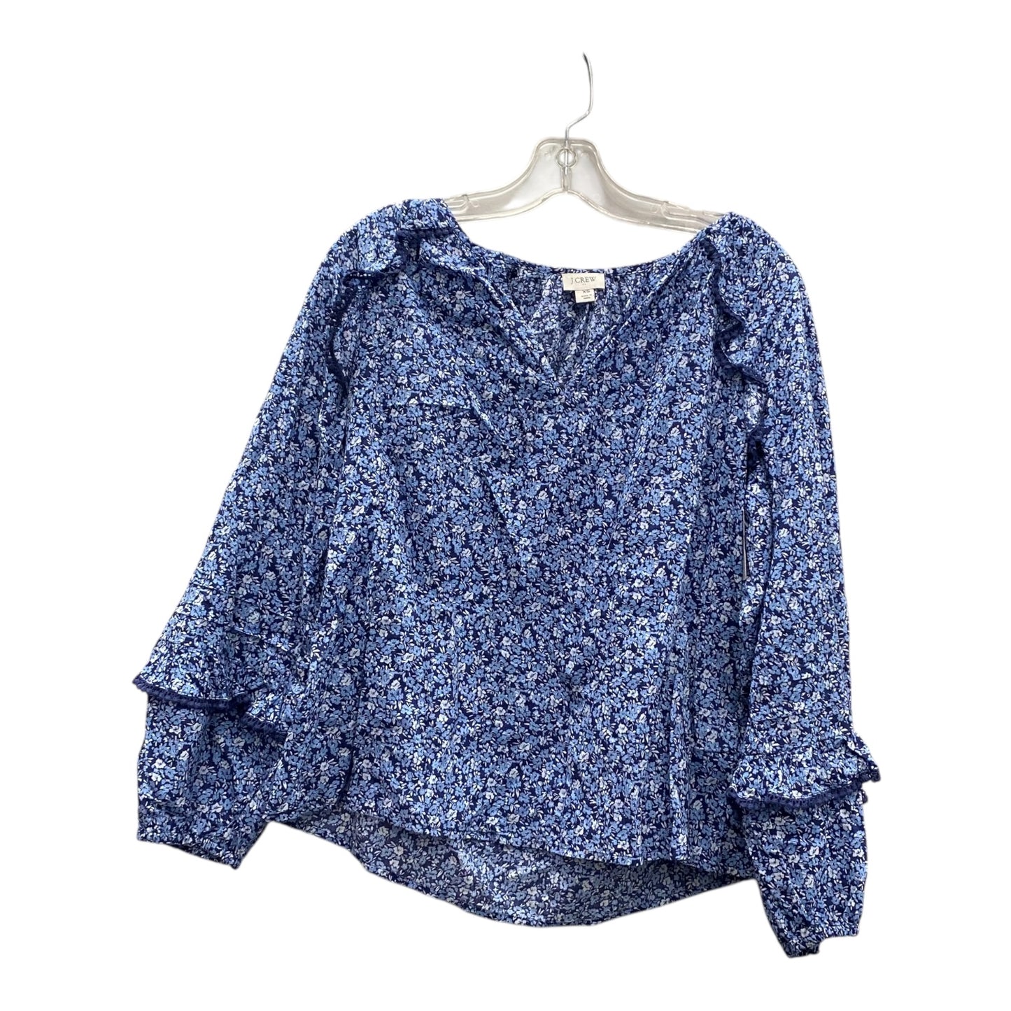 Top Ls By J. Crew In Blue, Size:Xs