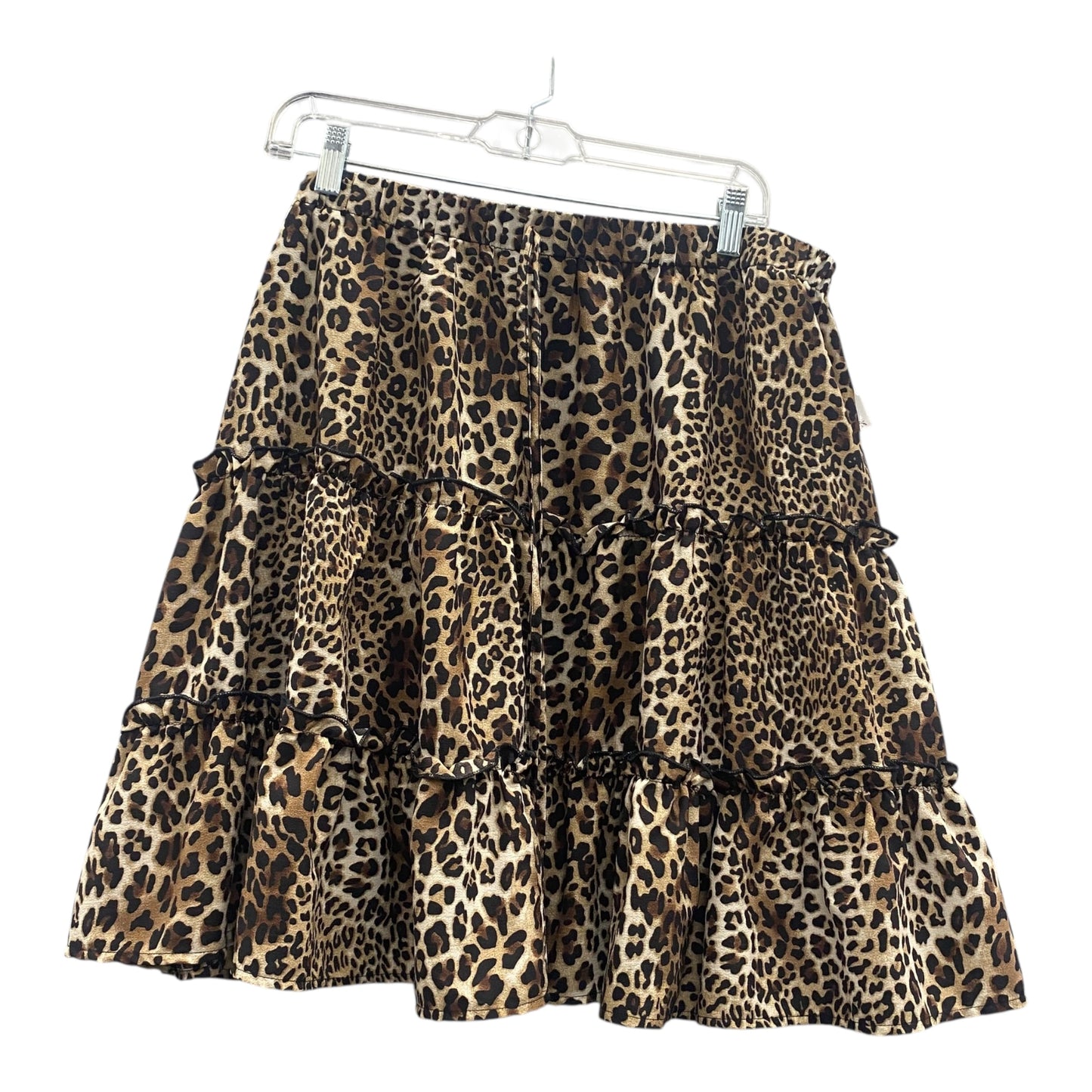 Skirt Mini & Short By Shein In Animal Print, Size:3X