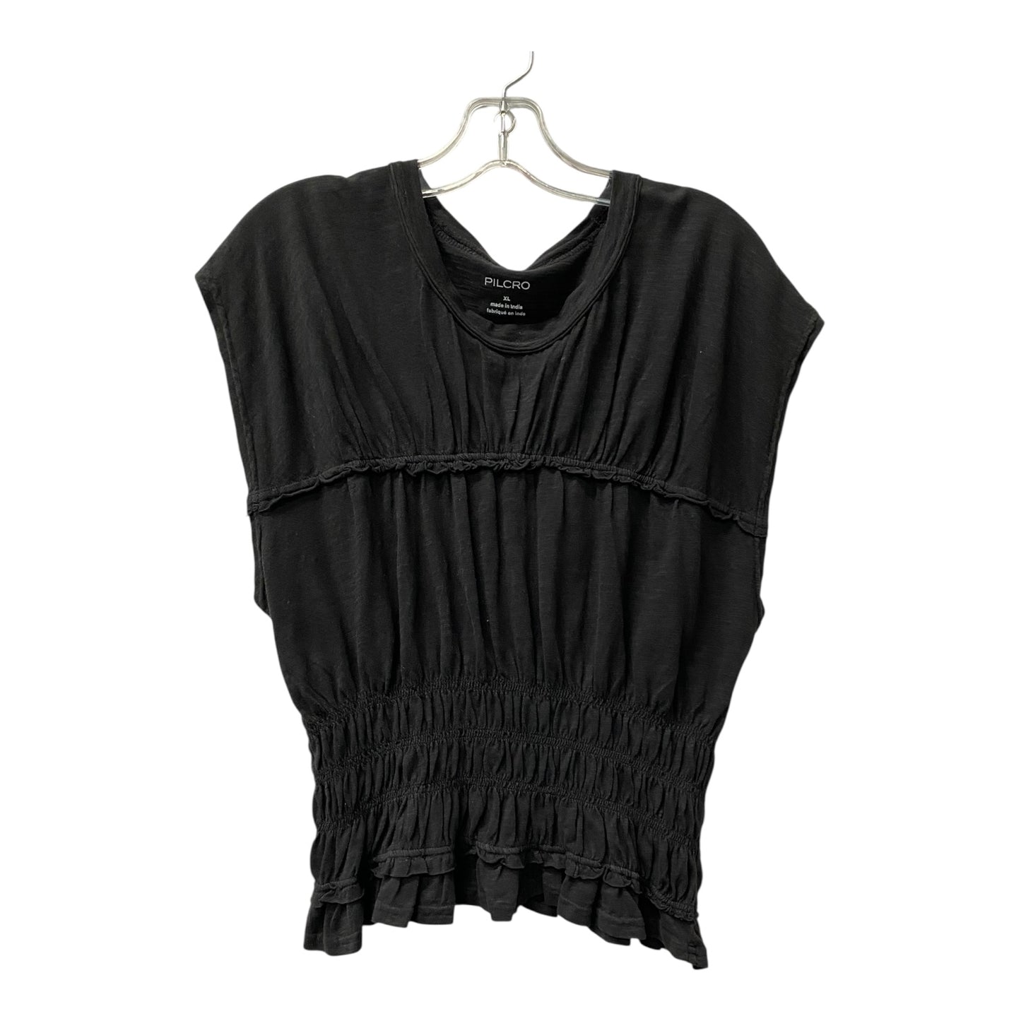 Top Ss By Pilcro In Black, Size:Xl