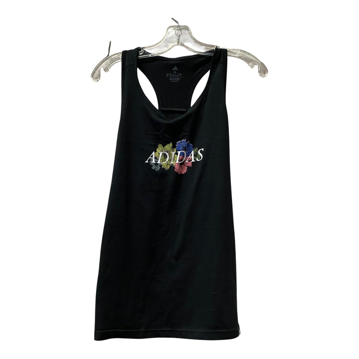 Athletic Tank Top By Adidas In Black, Size:M