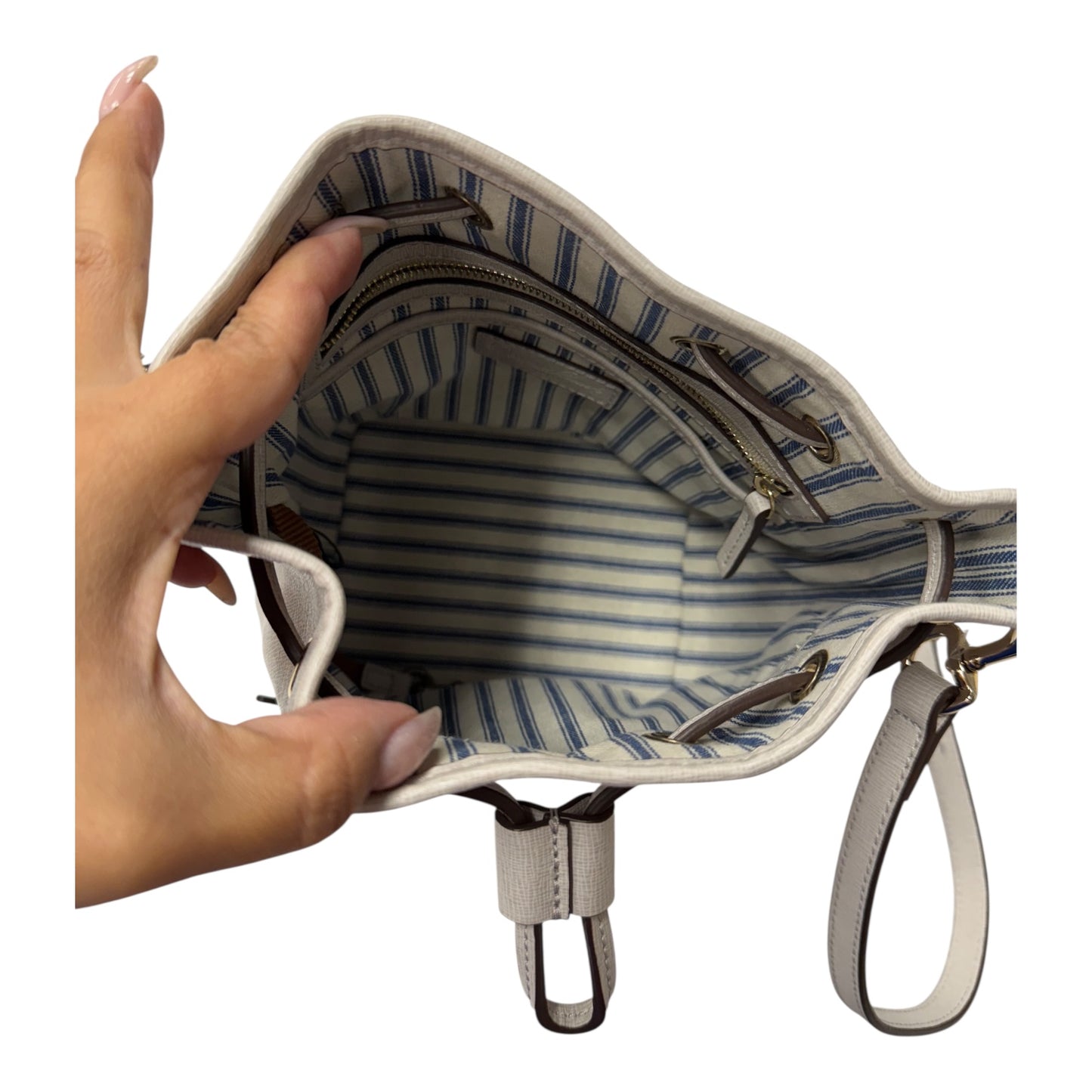 Crossbody Designer By Dooney And Bourke In Grey, Size:Small