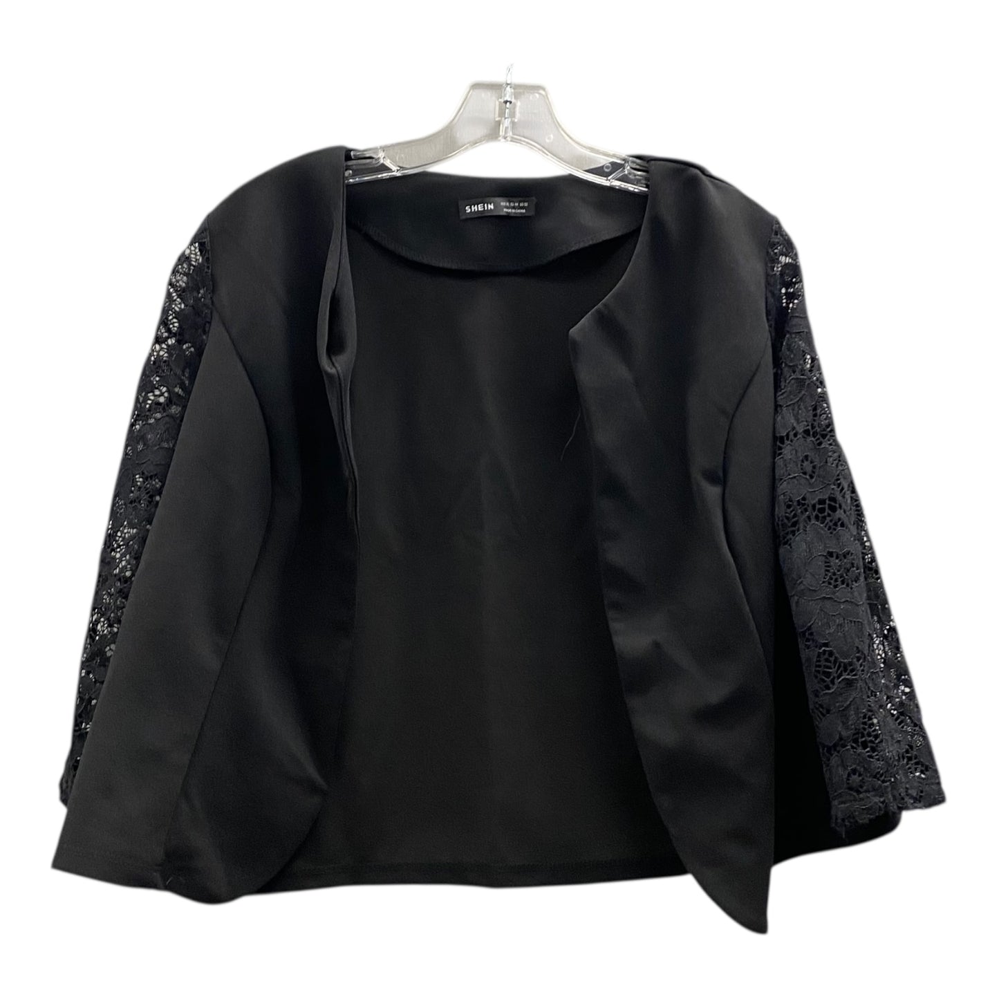 Sweater Cardigan By Shein In Black, Size:Xl