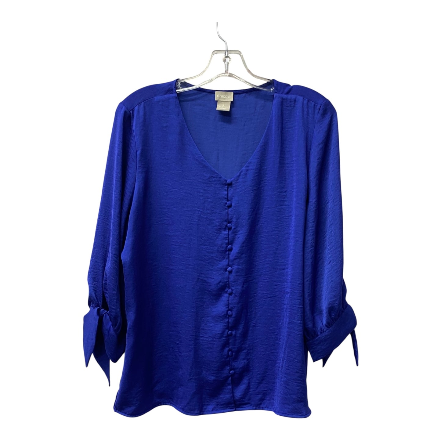 Top Ls By Chicos In Blue, Size:8