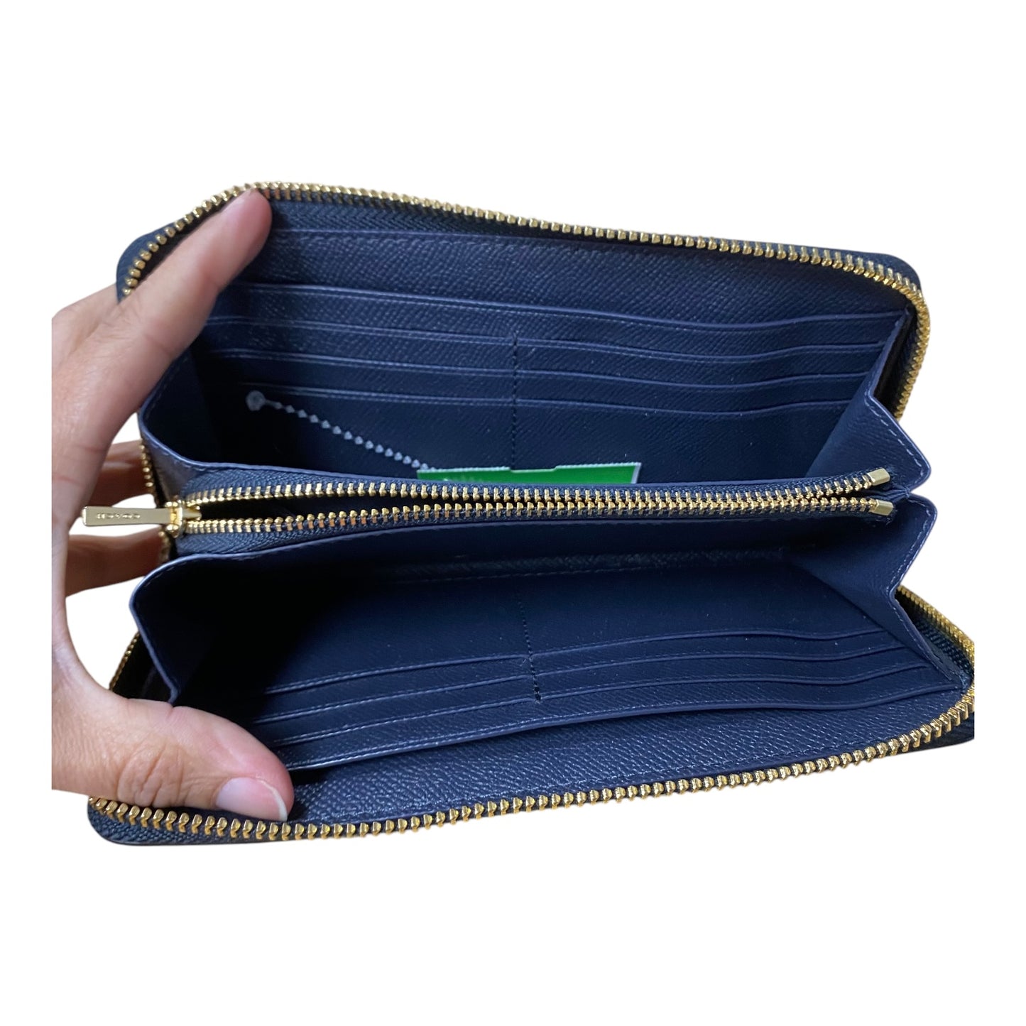 Wristlet Designer By Coach In Blue, Size:Medium