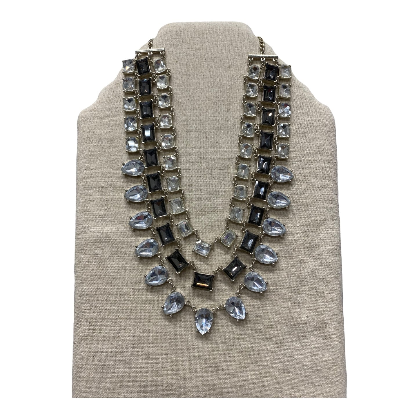 Necklace Layered By Loft In Grey & Silver