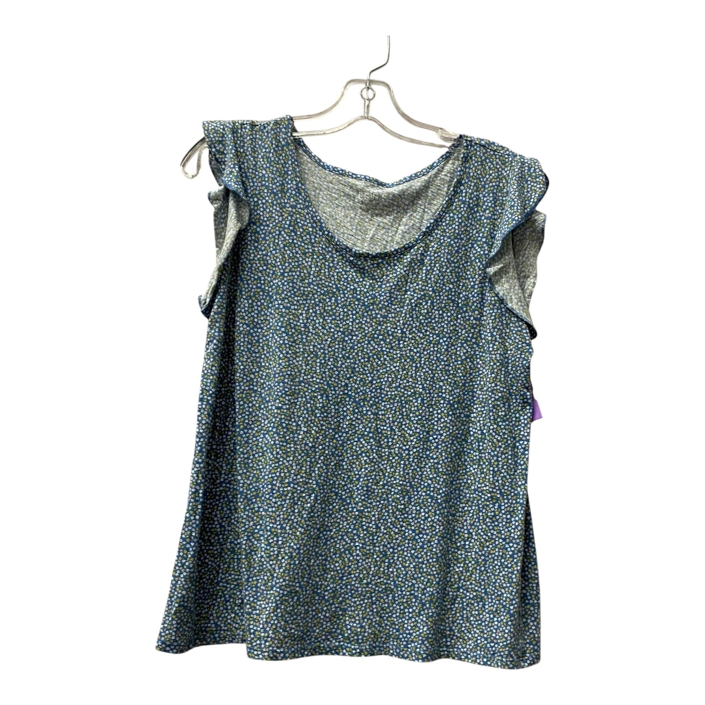Top Sleeveless By Loft In Blue, Size:M