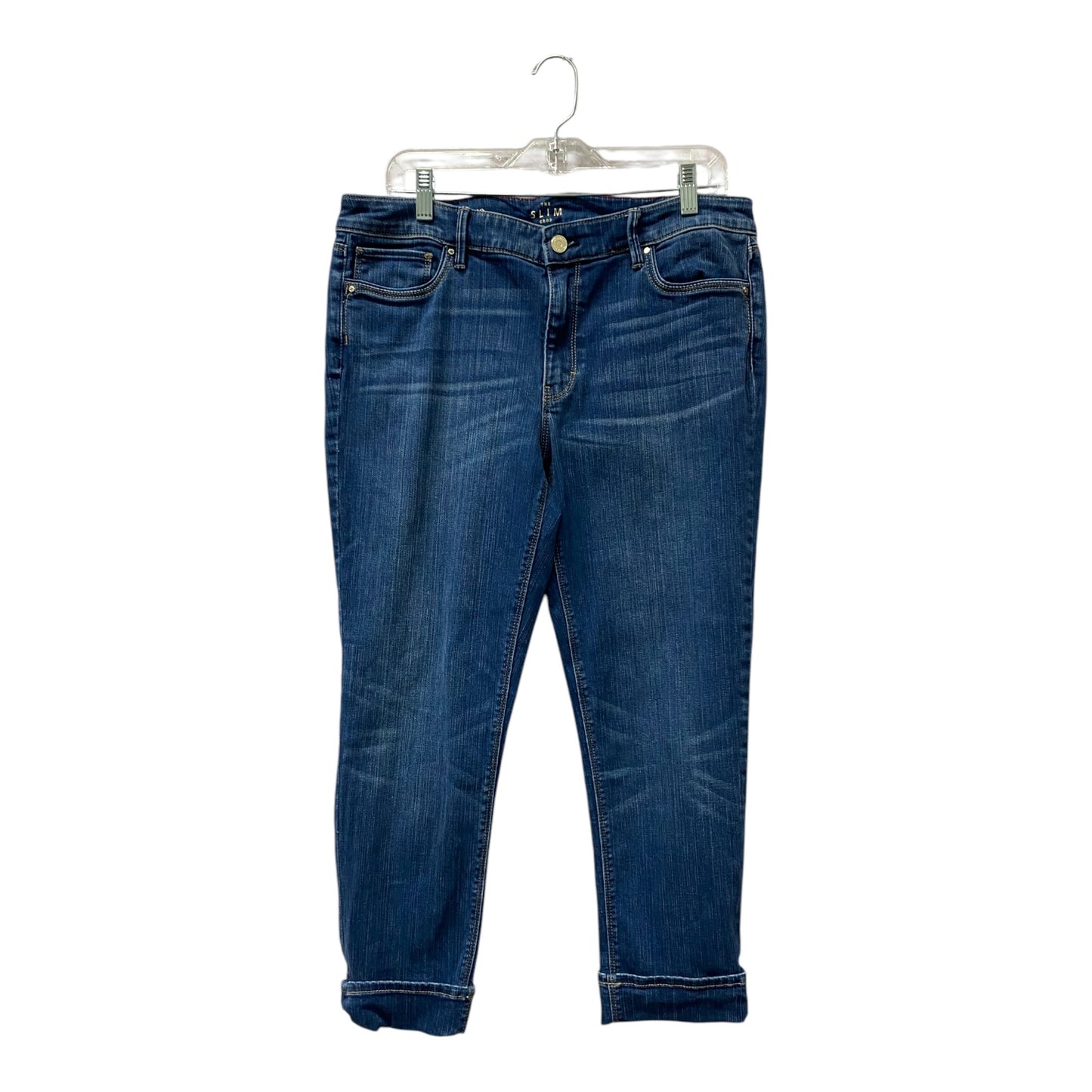 Jeans Cropped By White House Black Market In Blue, Size:12