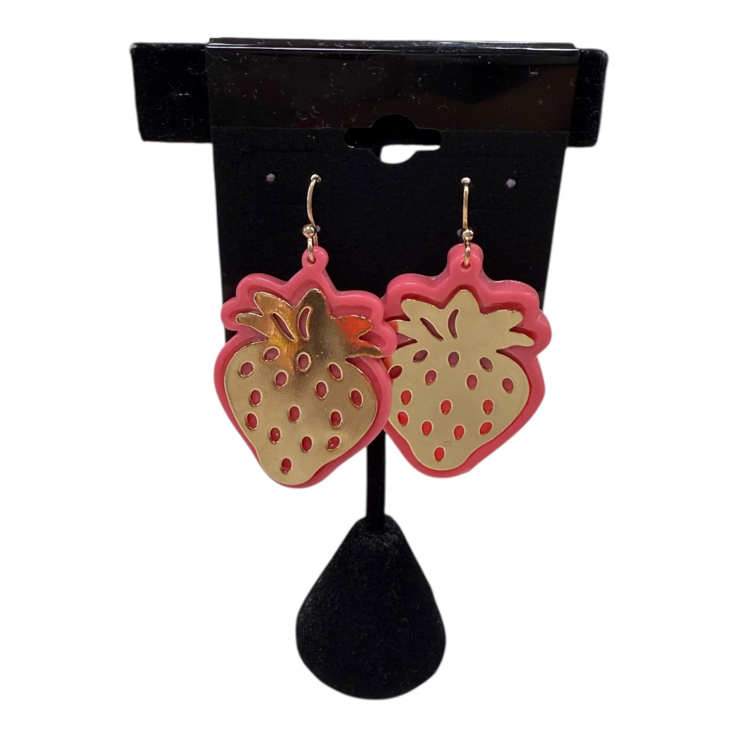 Earrings Dangle/Drop In Pink