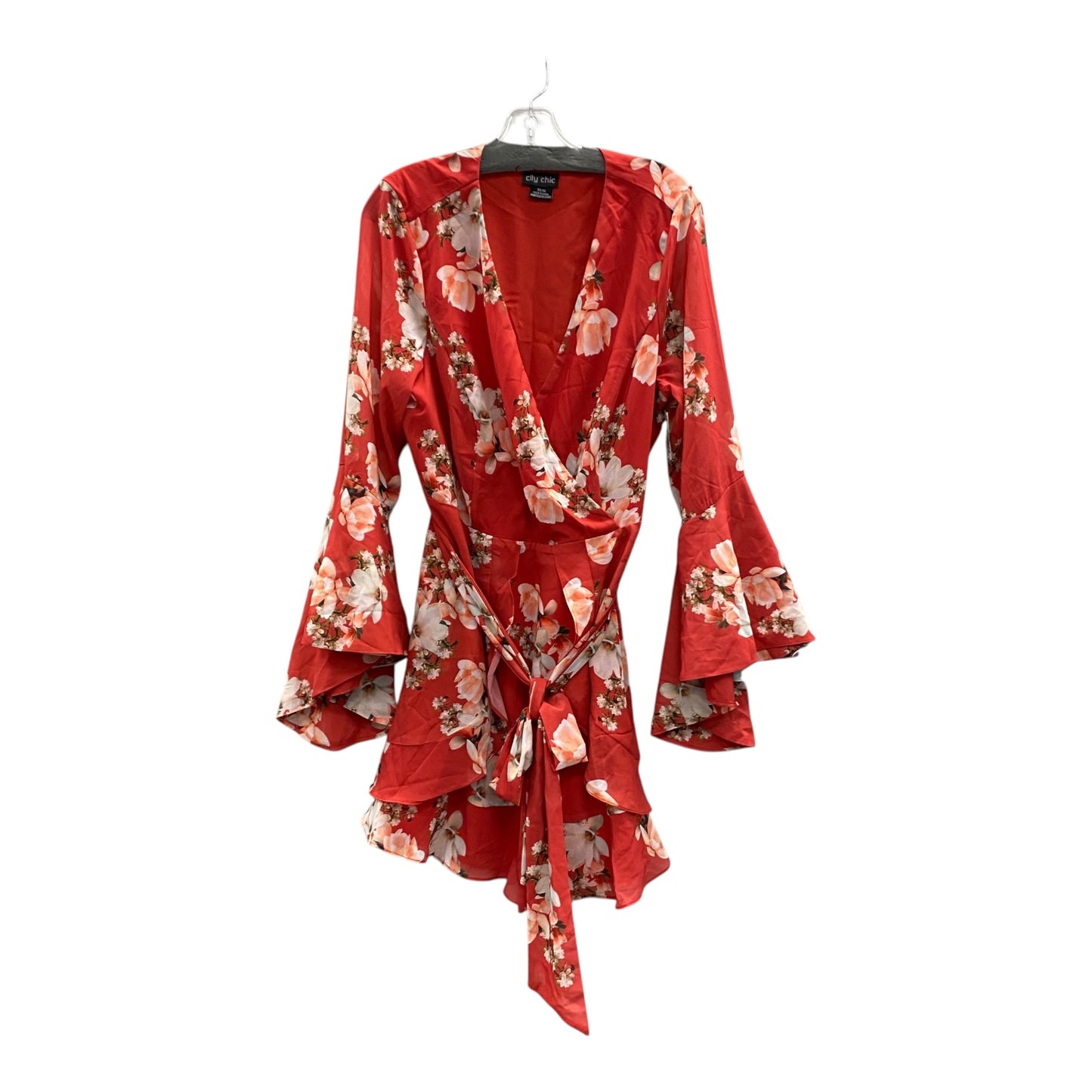 Dress Casual Short By City Chic In Red, Size:L