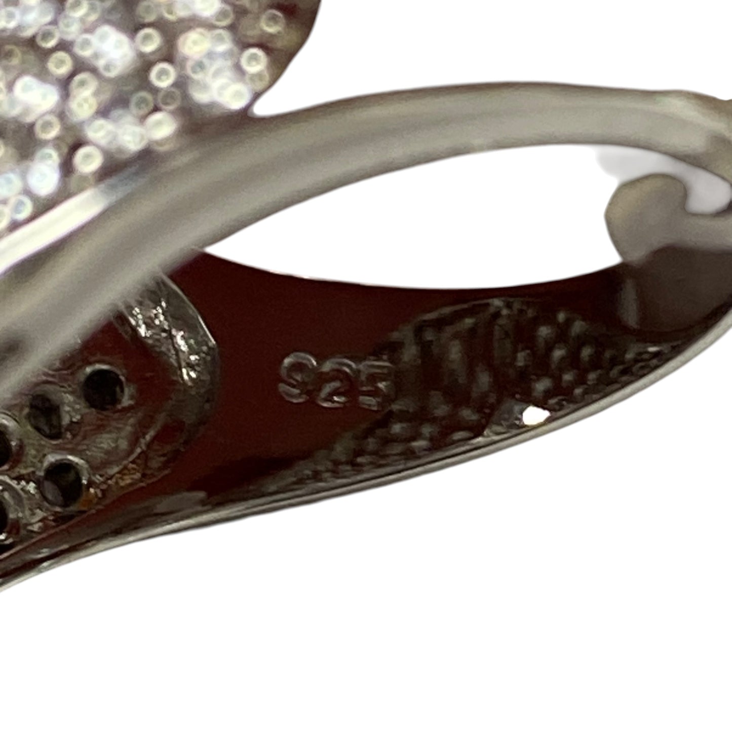 Ring Sterling Silver In Silver Size 7.5