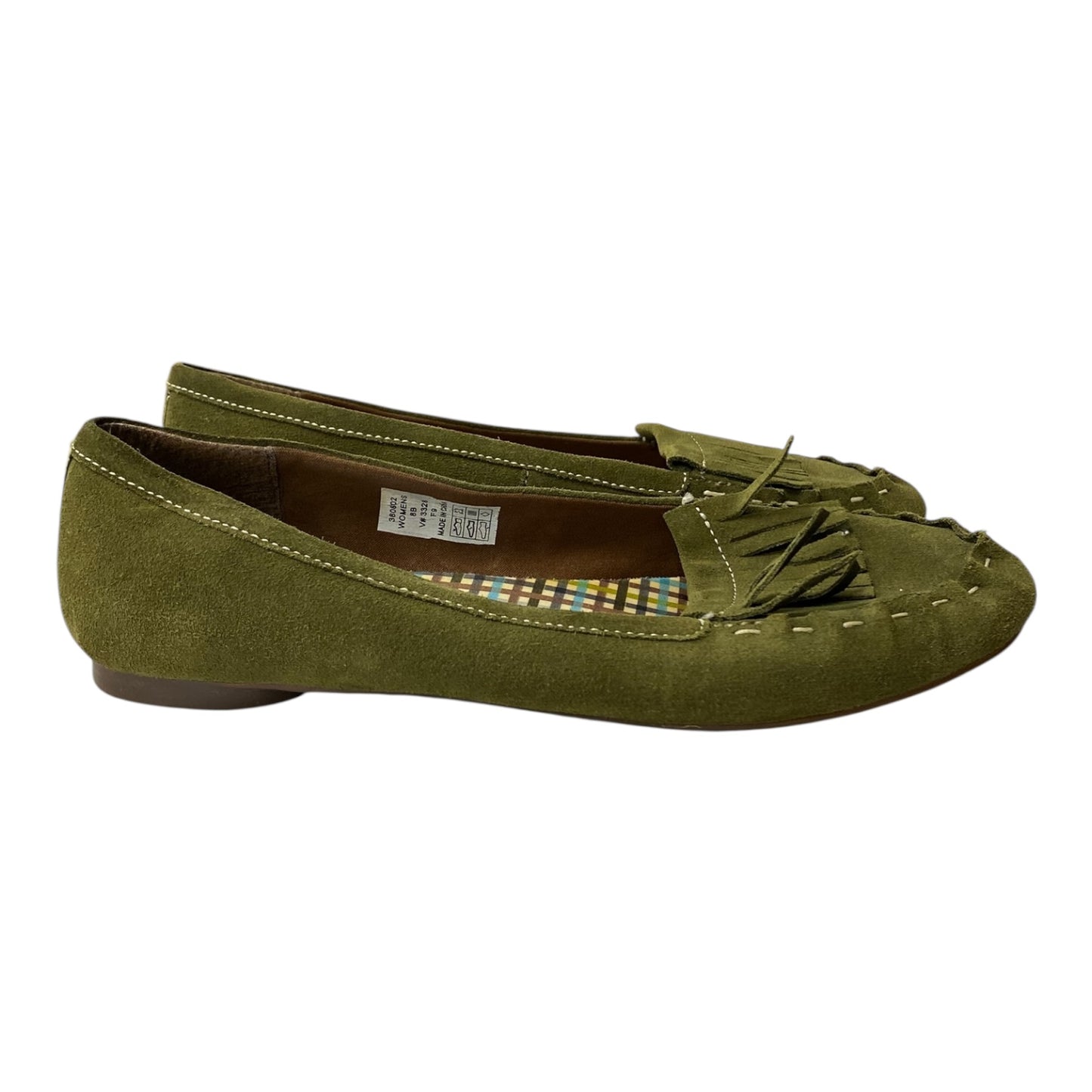Shoes Flats By Lands End In Green, Size:8