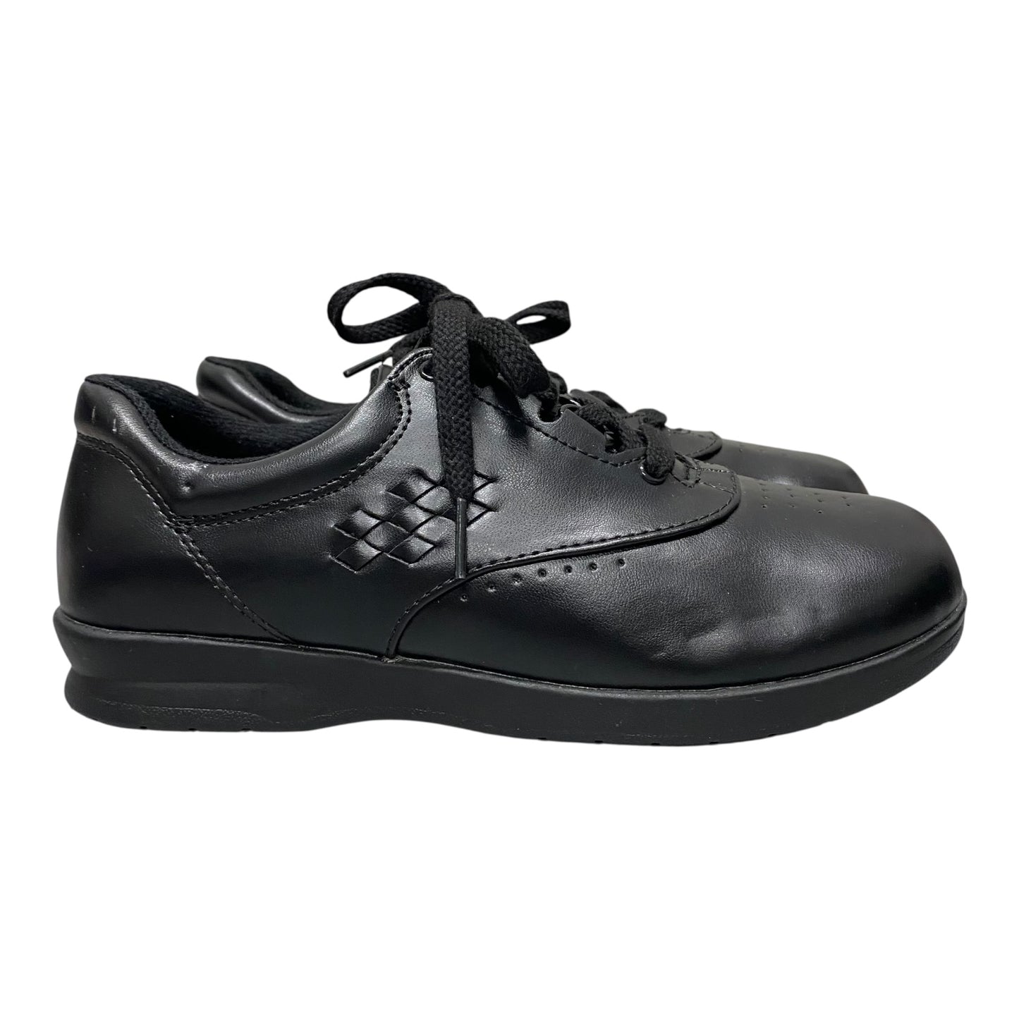 Shoes Flats In Black, Size:8