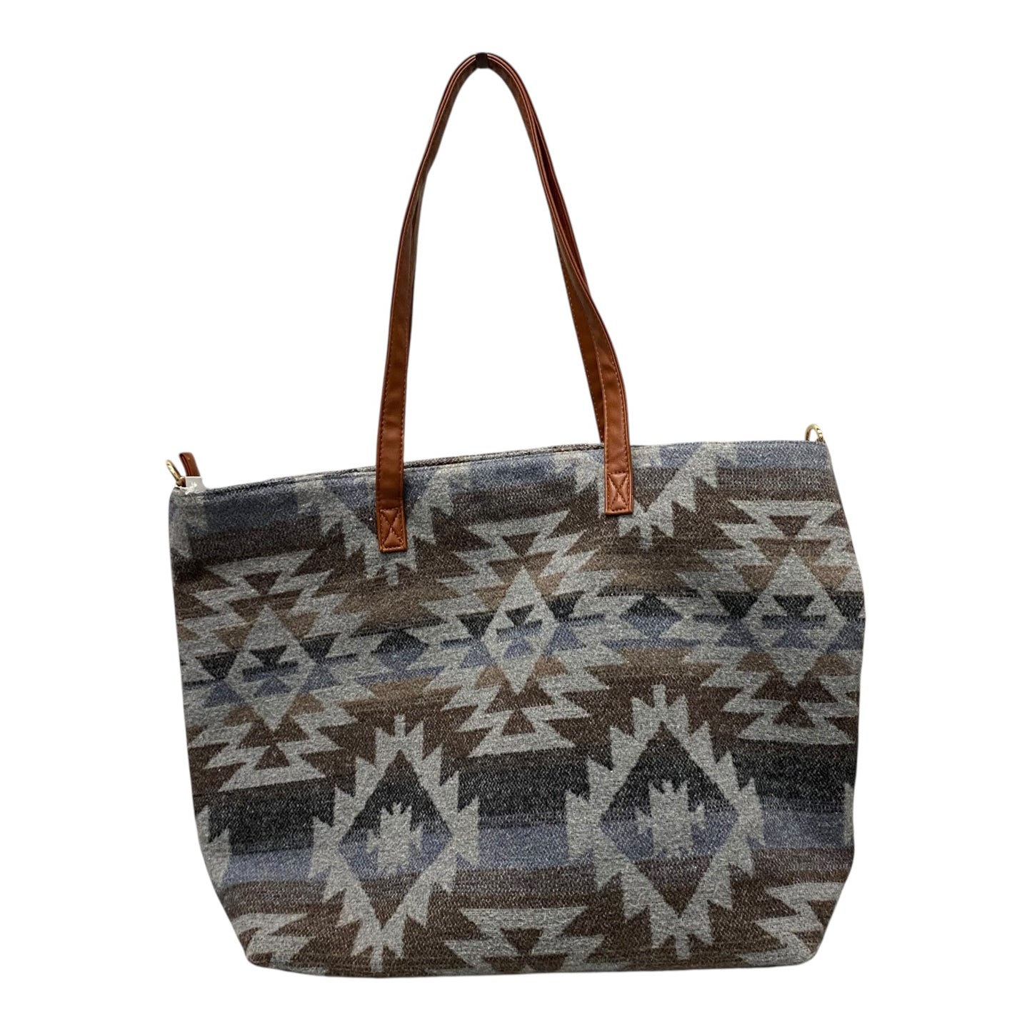 Handbag By Simply Southern In Grey, Size:Large