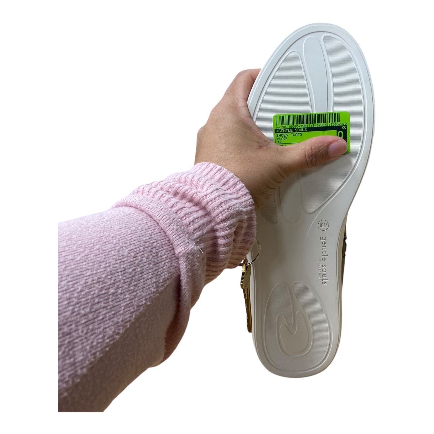 Shoes Flats By Gentle Souls In Black, Size:10