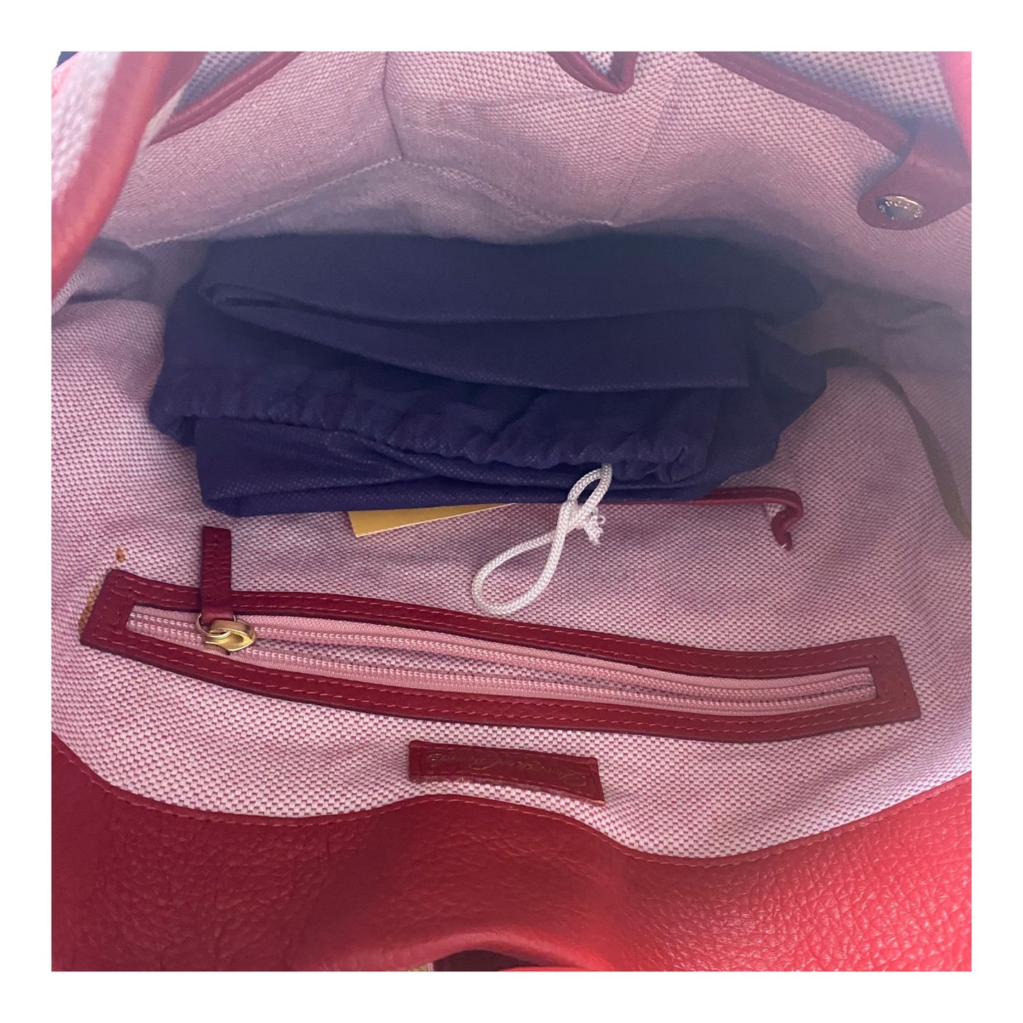 Handbag Designer By Dooney And Bourke In Red, Size:Large