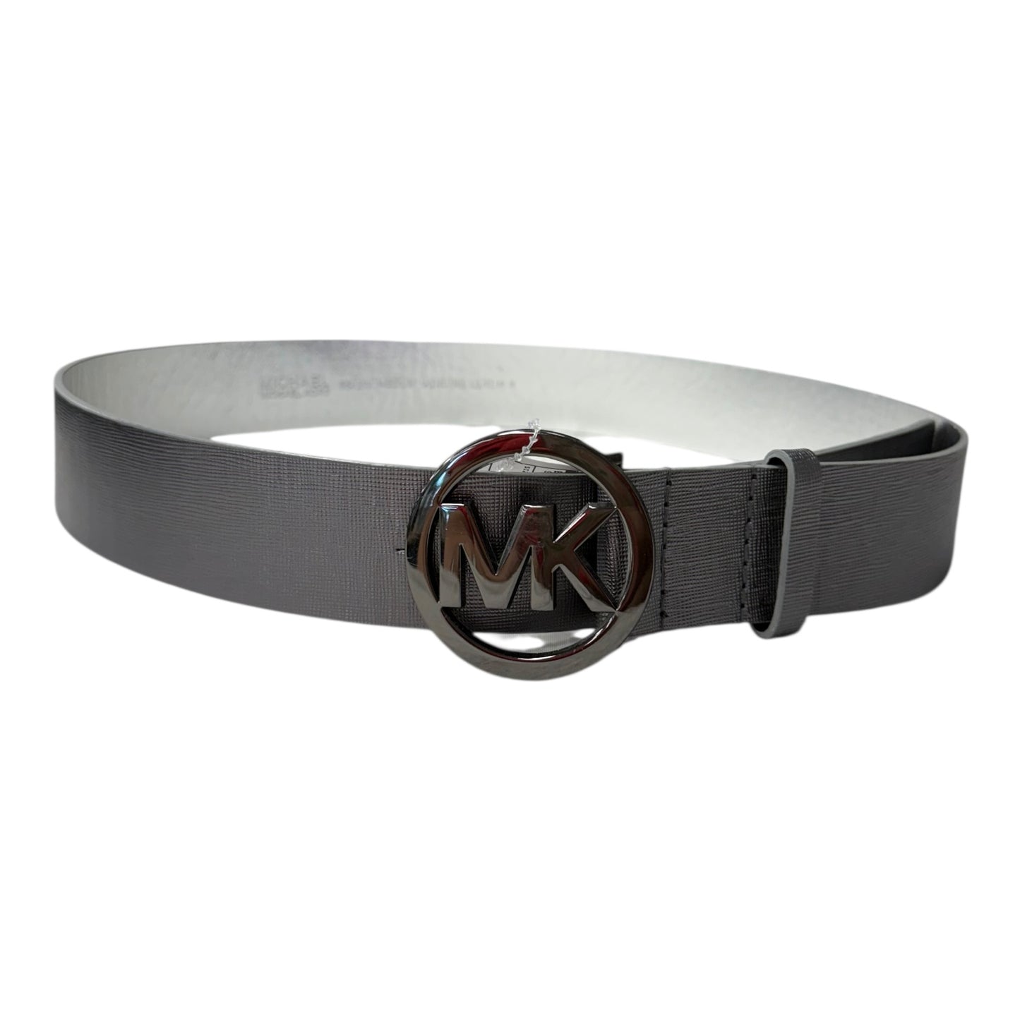 Belt Designer By Michael Kors In Silver