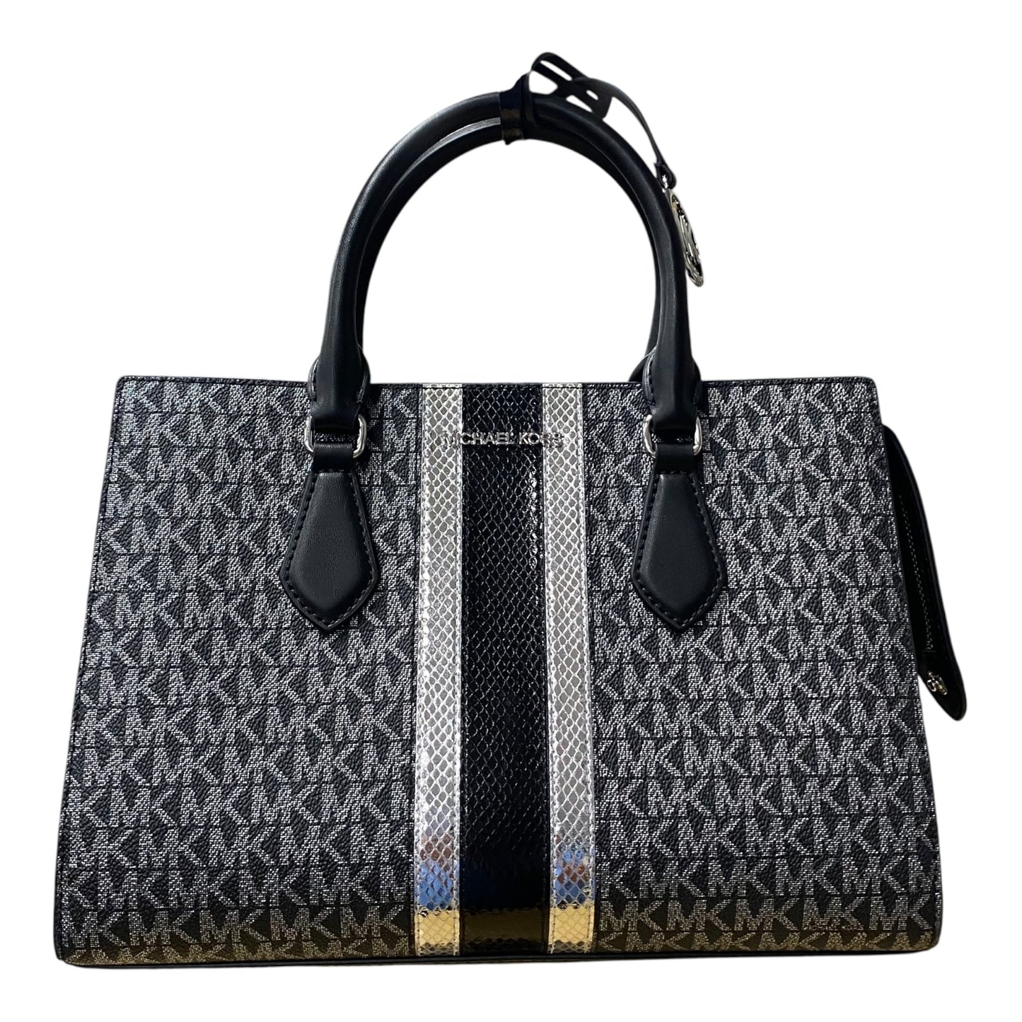 Handbag Designer By Michael Kors In Black, Size:Medium