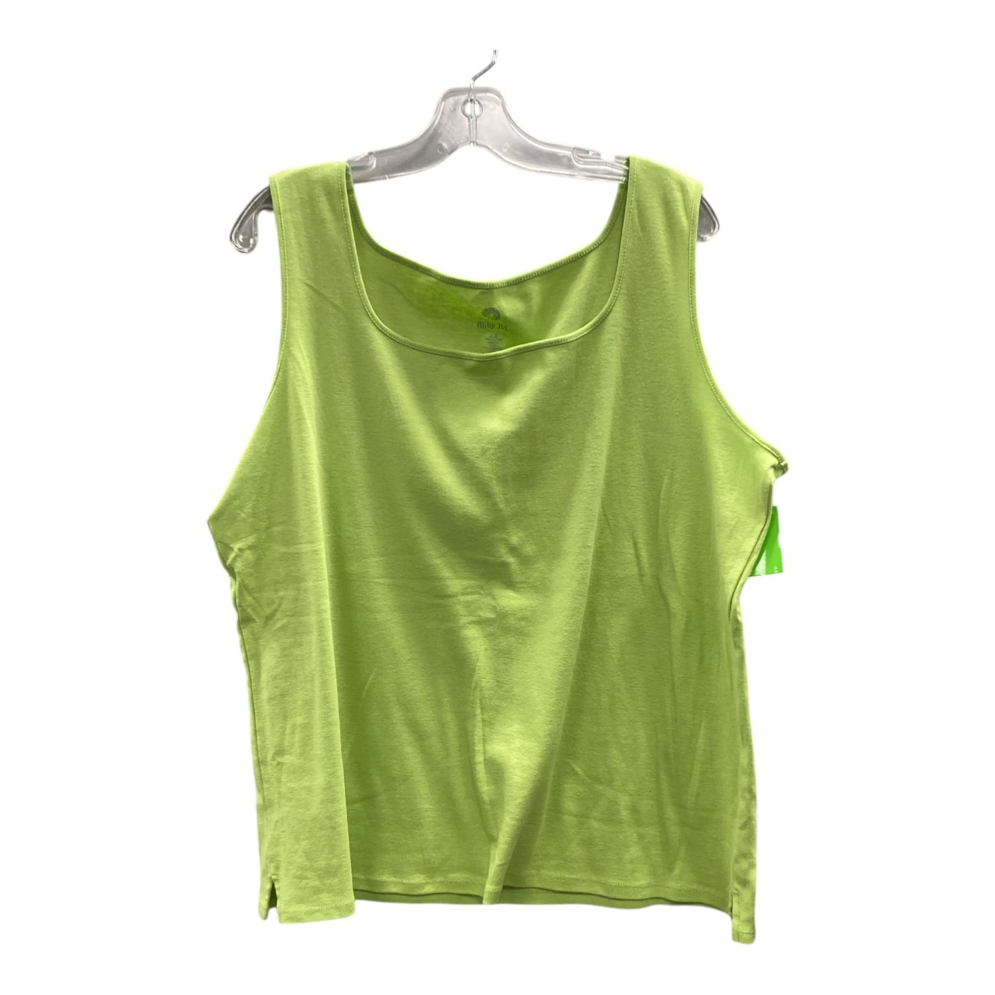 Top Sleeveless By Ruby Rd In Green, Size:2X