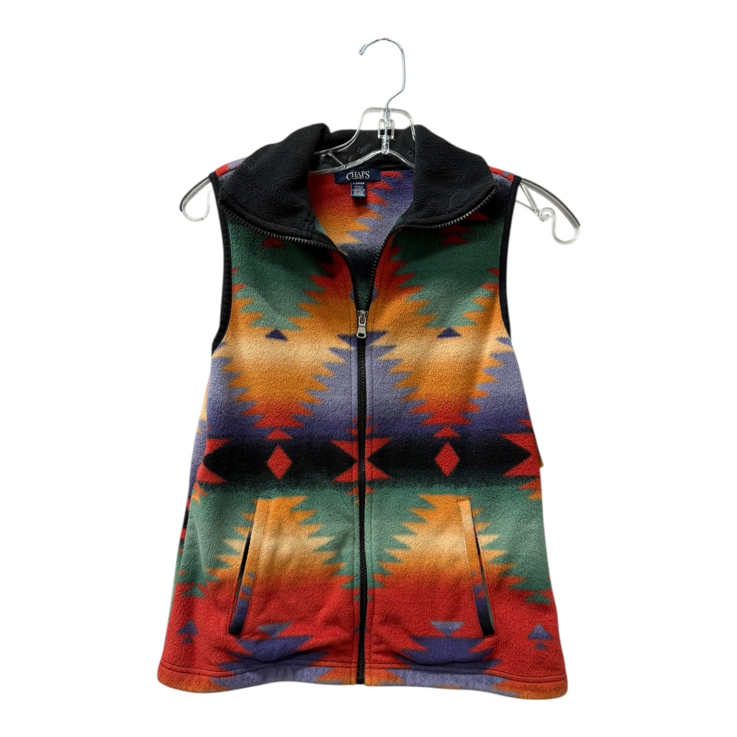 Vest Fleece By Chaps In Multi, Size:S