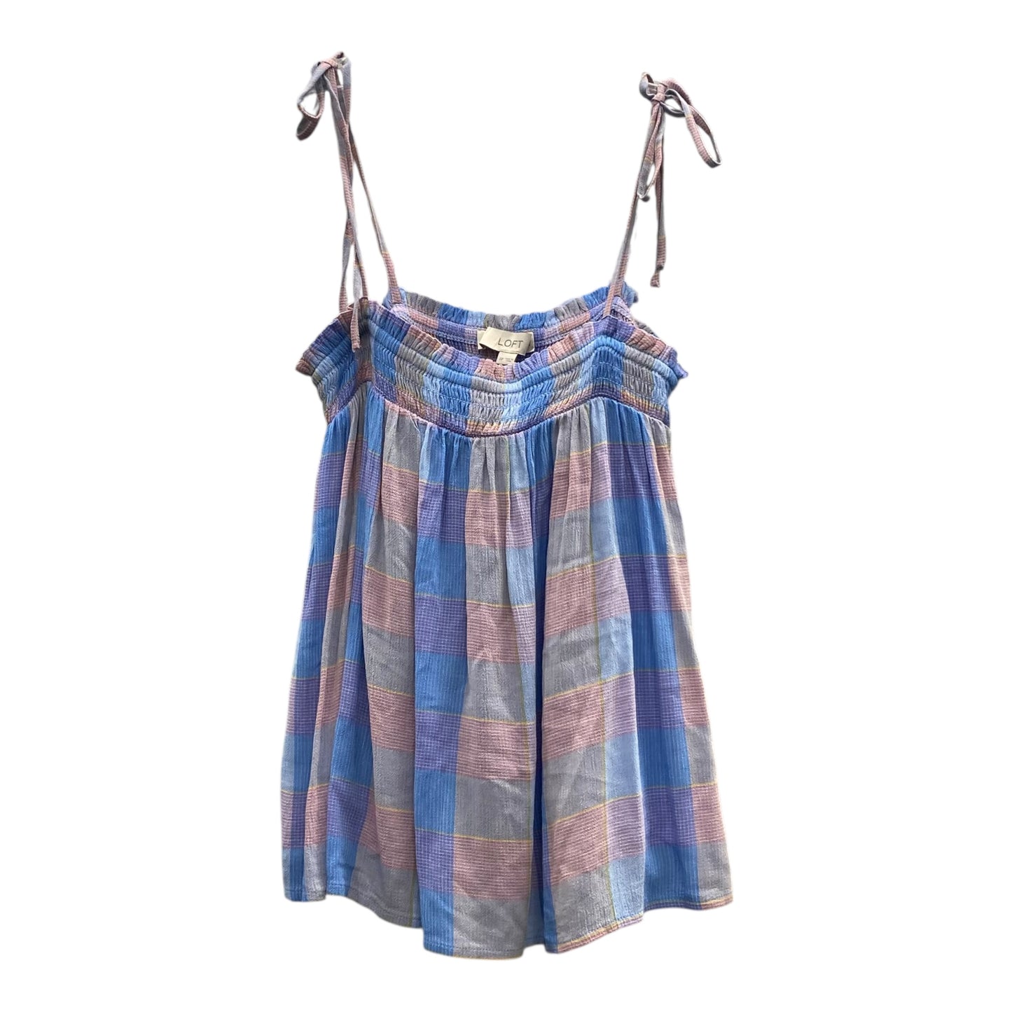 Top Sleeveless By Loft In Blue, Size:Sp