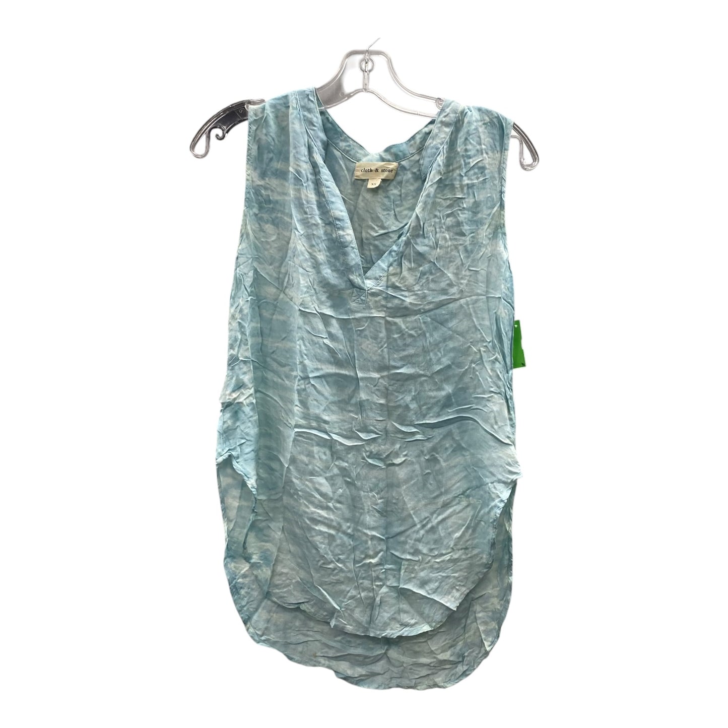 Top Sleeveless By Cloth & Stone In Teal, Size:Xs