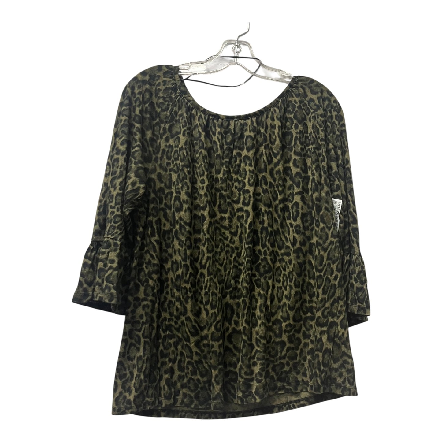 TOP LS by MICHAEL BY MICHAEL KORS in GREEN, Size:L