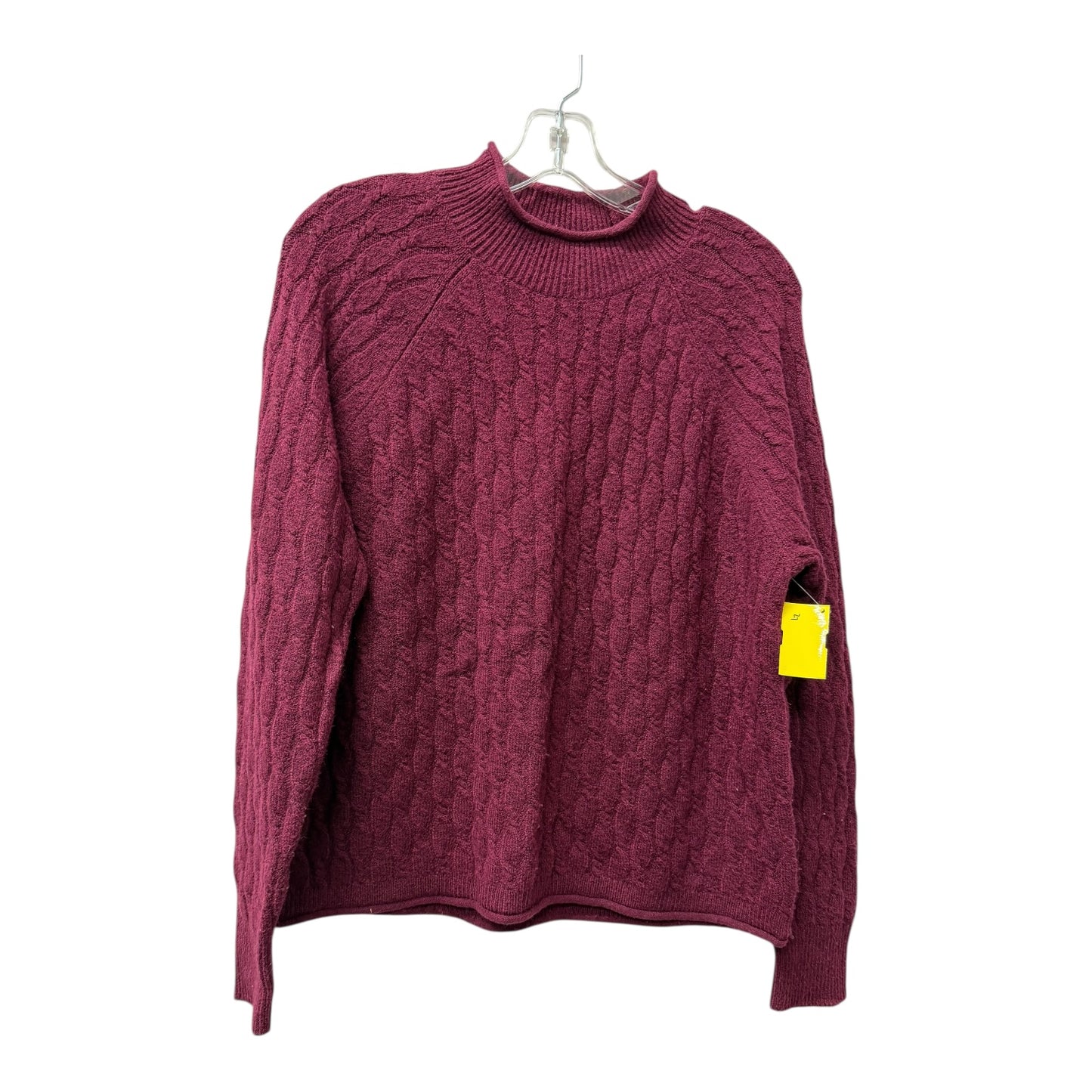 Sweater By Loft In Maroon, Size:M