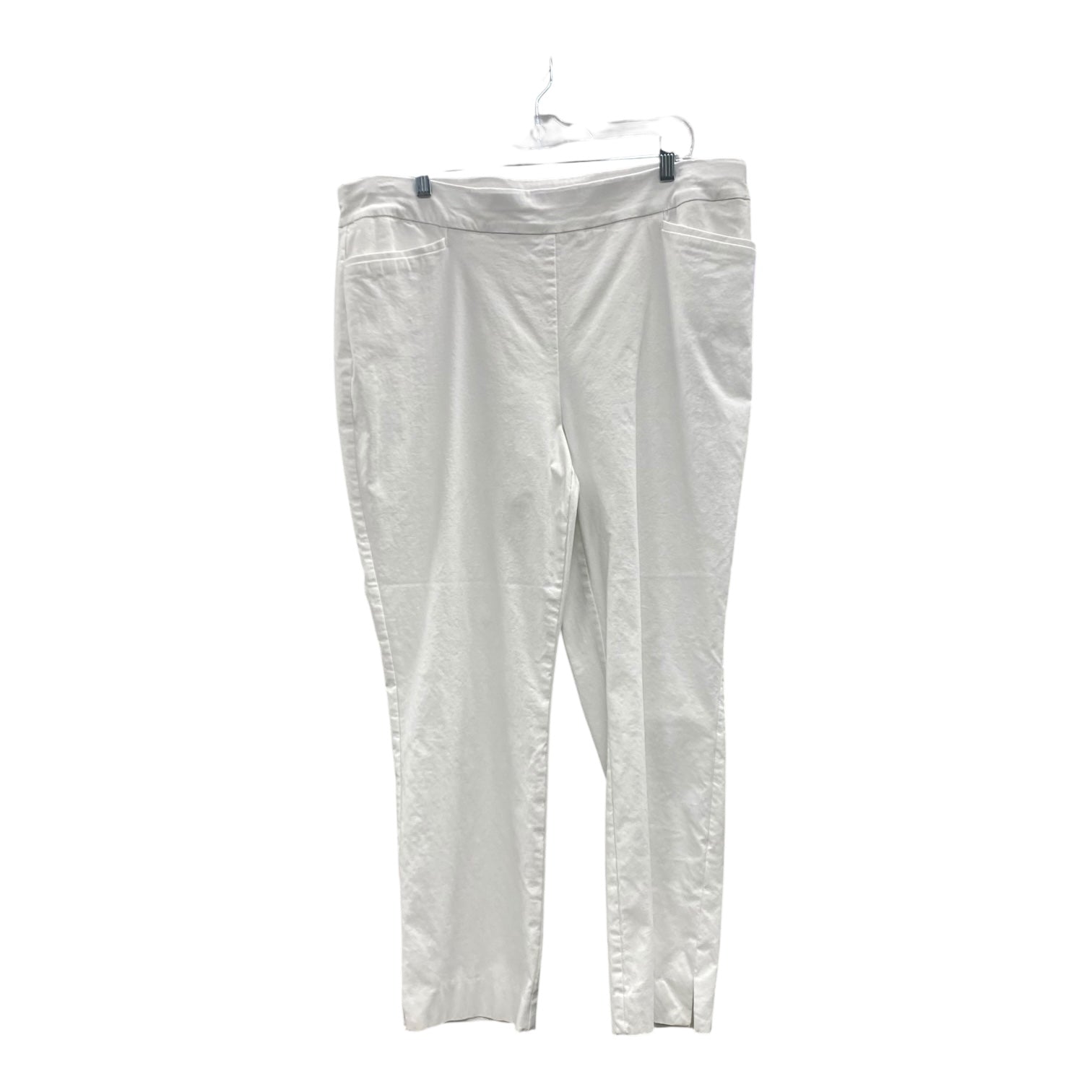 Pants Dress By Chicos In White, Size:16 – Clothes Mentor Strongsville OH
