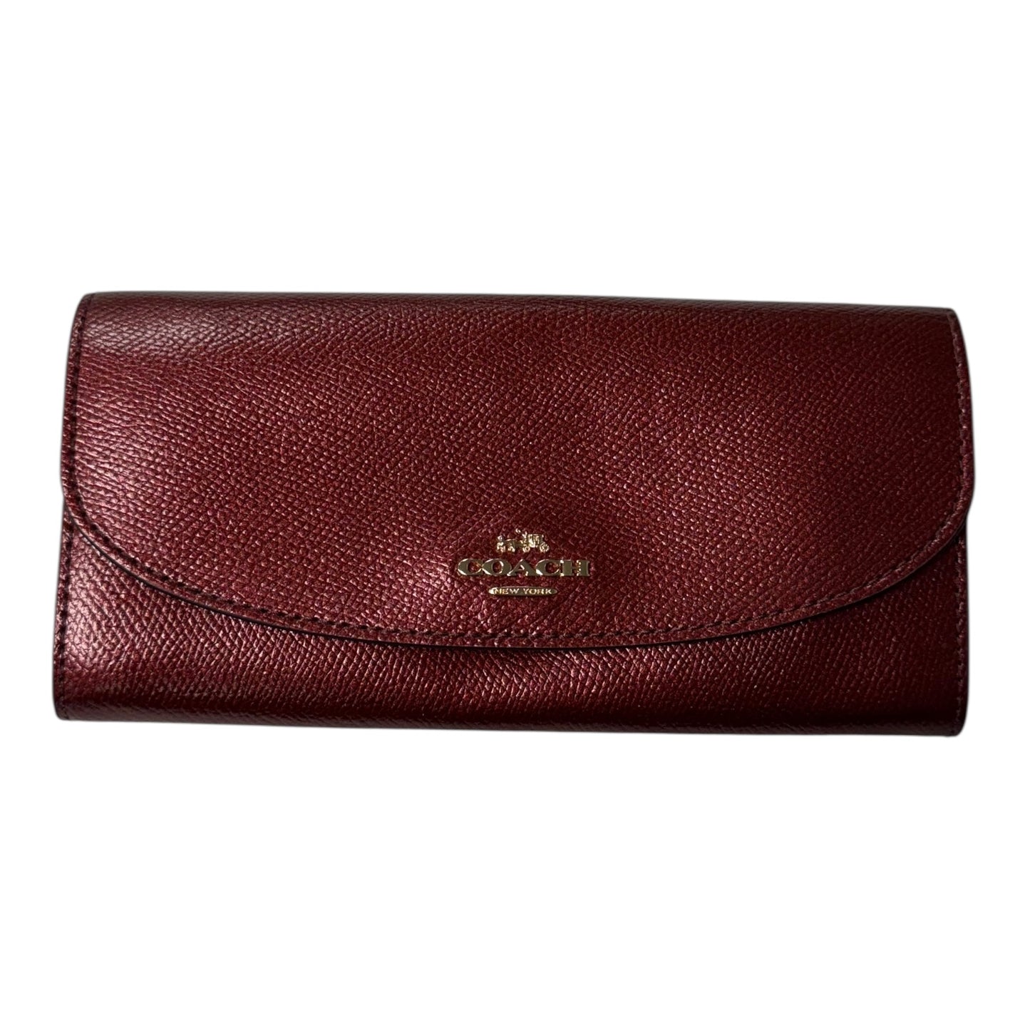 Wallet Designer By Coach In Brown, Size:Medium