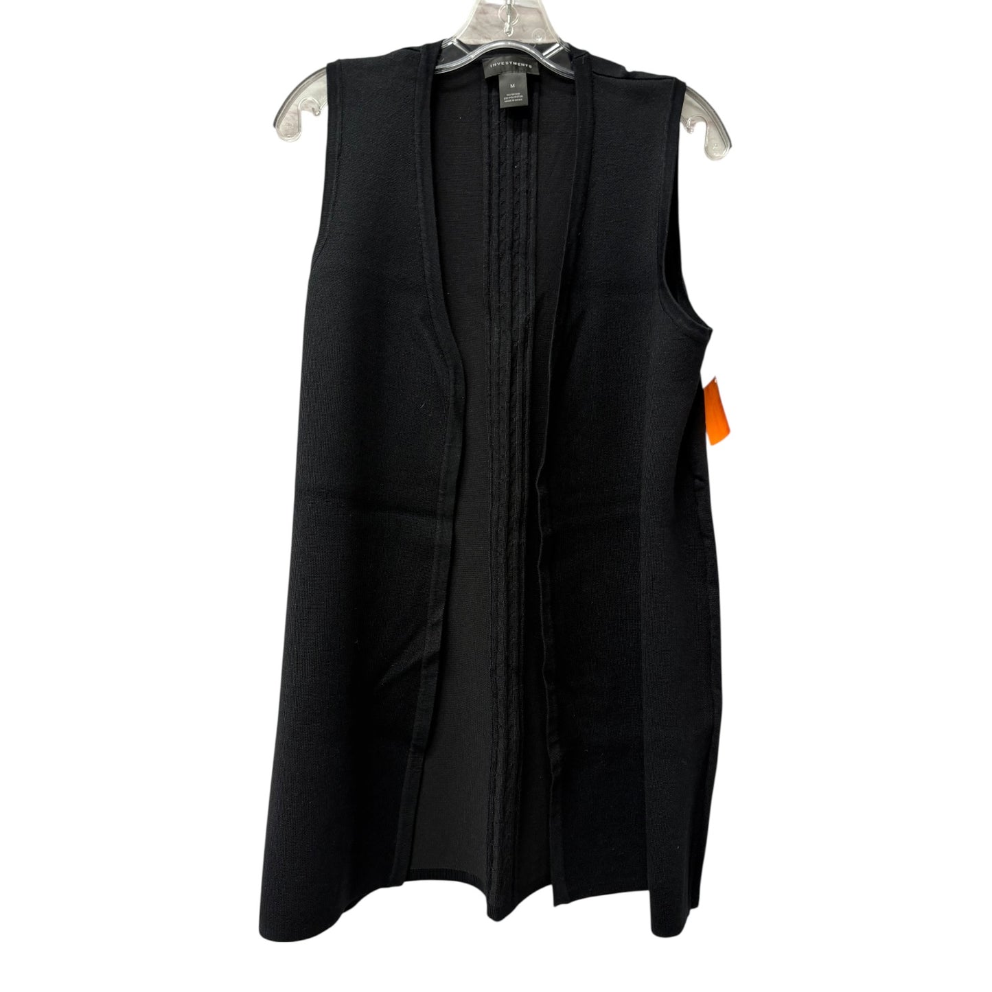 Vest Sweater By Investments In Black, Size:M