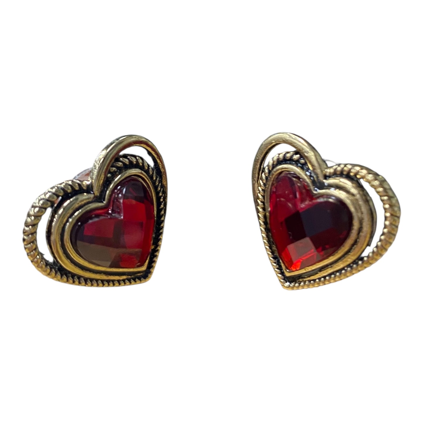 Earrings Stud In Red