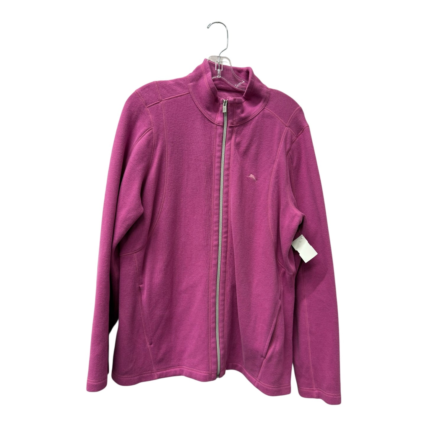 Athletic Jacket By Tommy Bahama In Pink, Size:Xl