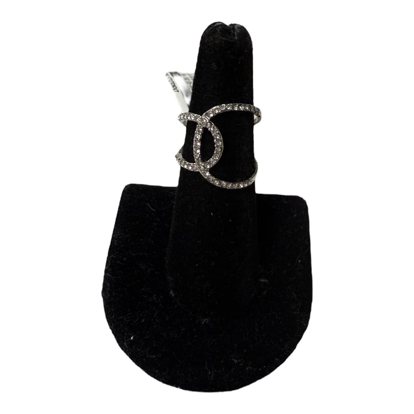 Ring Statement In Silver, Size:7