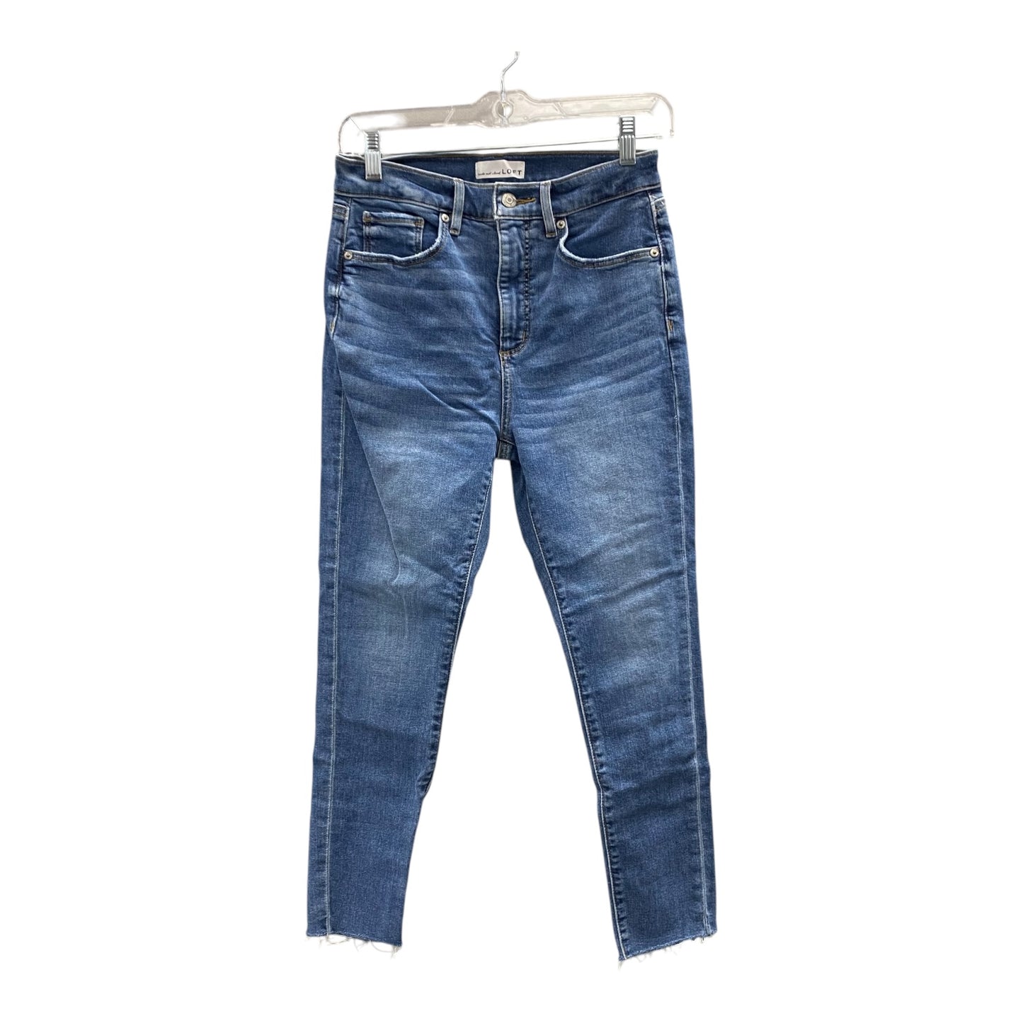 Jeans Skinny By Loft In Blue, Size:4