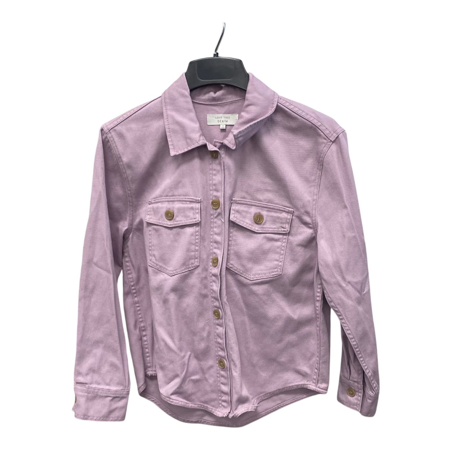 Jacket Denim By Love Tree In Purple, Size:S – Clothes Mentor