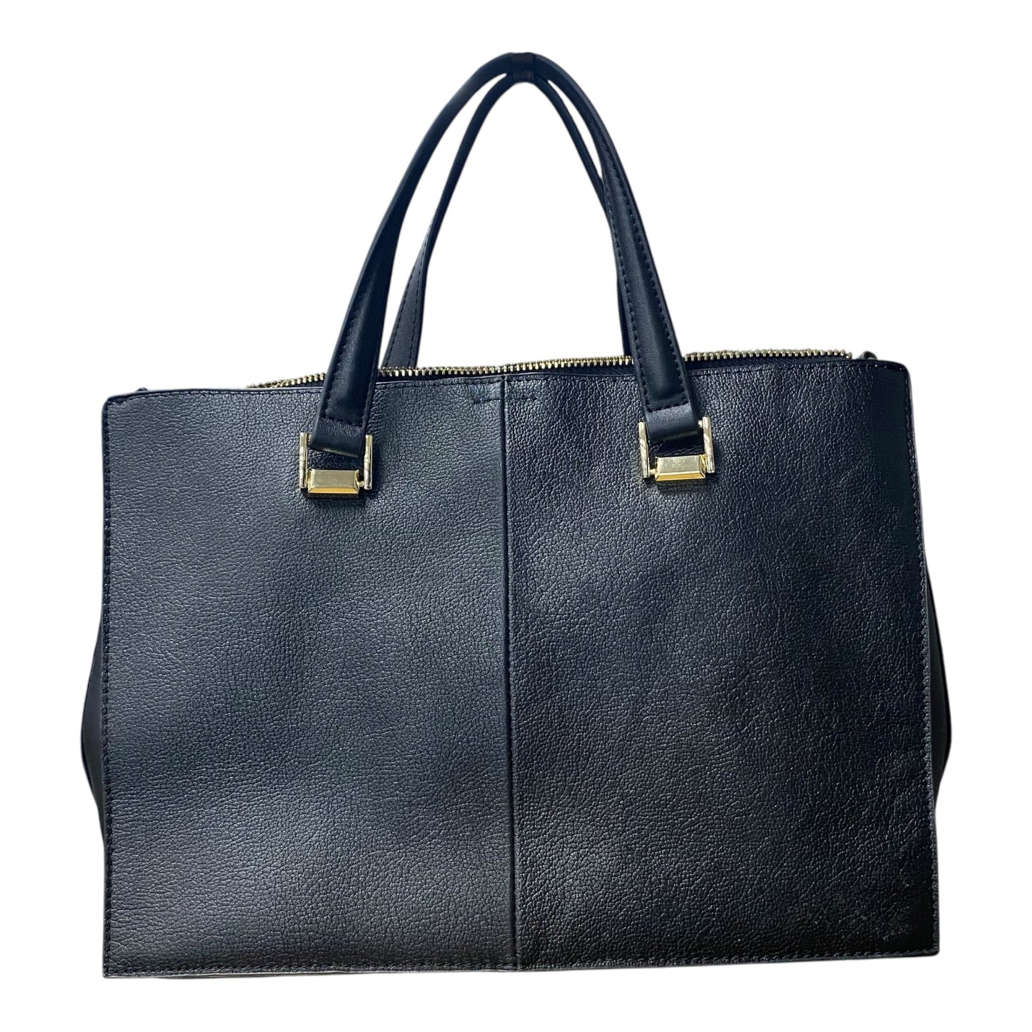 Handbag By Cme In Black & Tan, Size:Medium