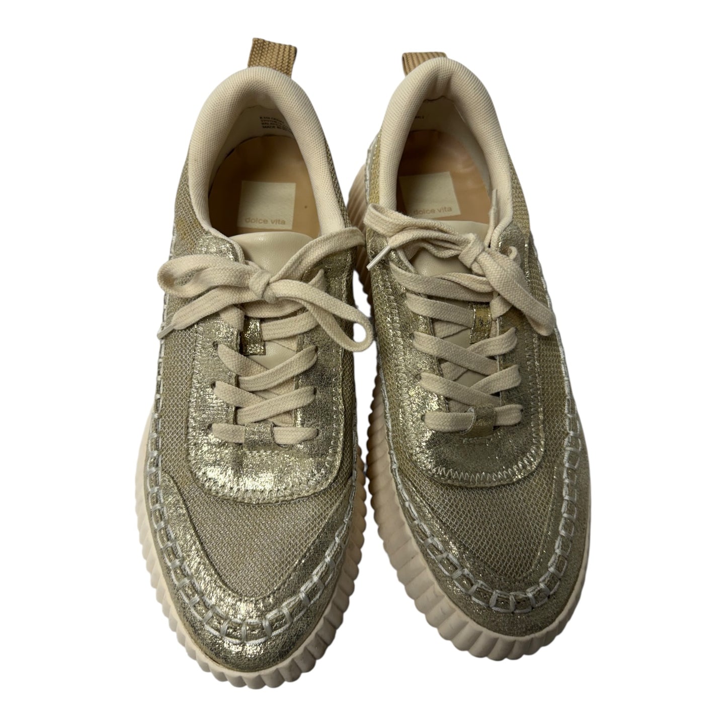 Shoes Sneakers Platform By Dolce Vita In Gold, Size:8.5