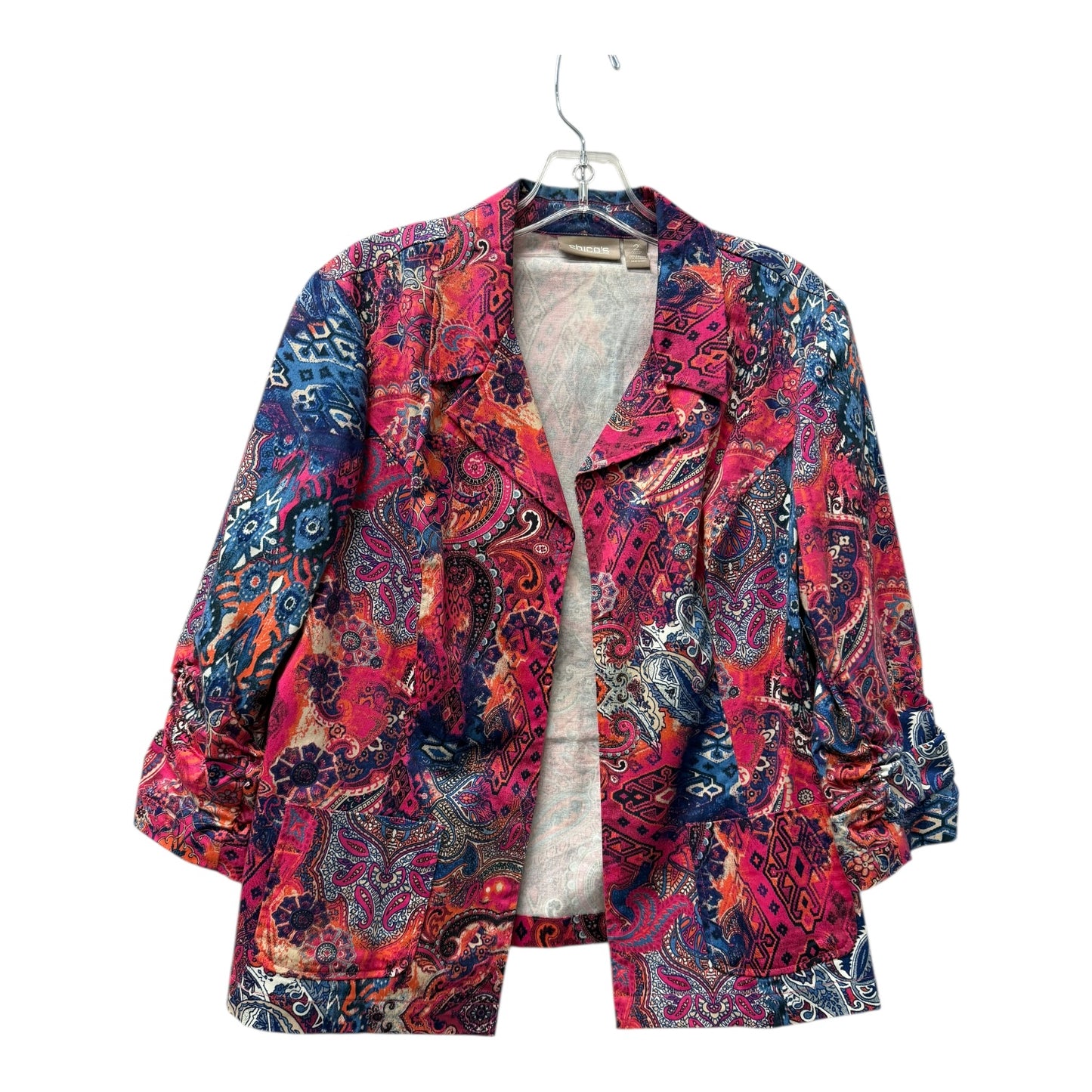 Blazer By Chicos In Multi, Size:L