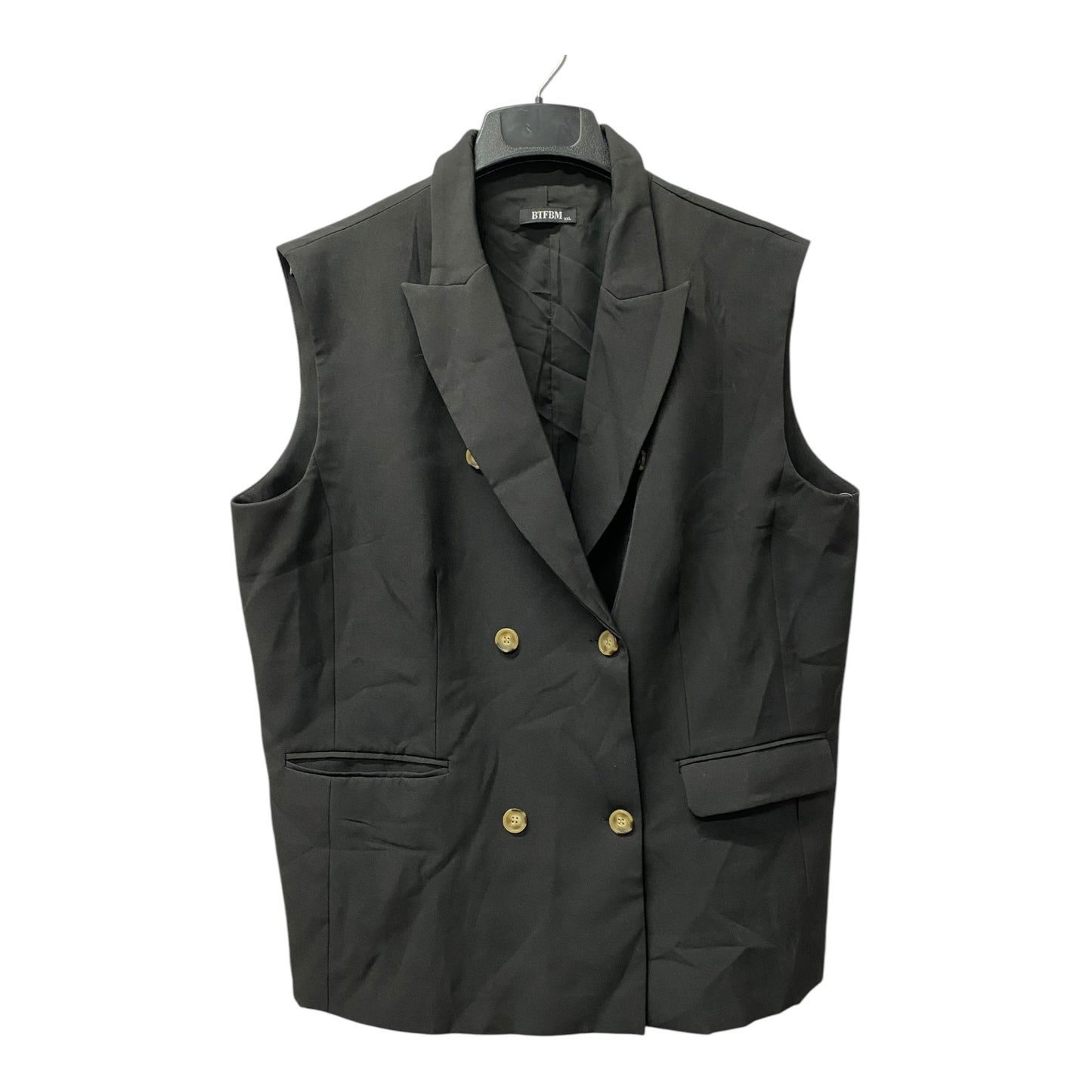 Vest Other By Cme In Black, Size:1X