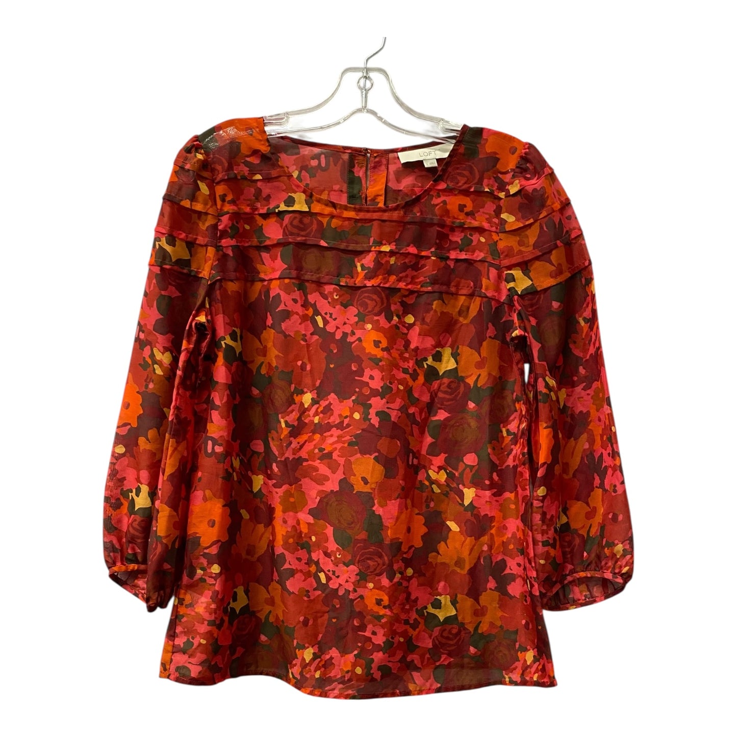 Top Ls By Loft In Red, Size:S