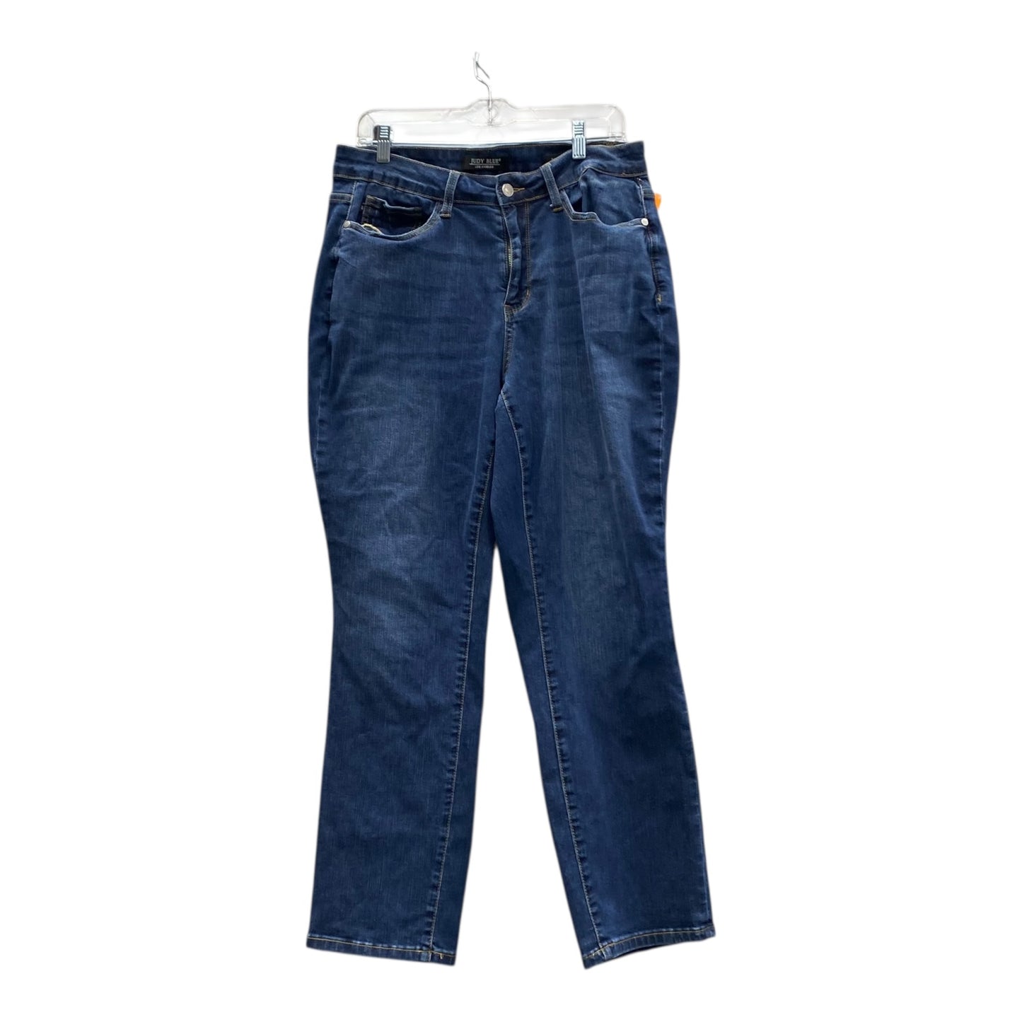 Jeans Boyfriend By Judy Blue In Blue Denim, Size:14