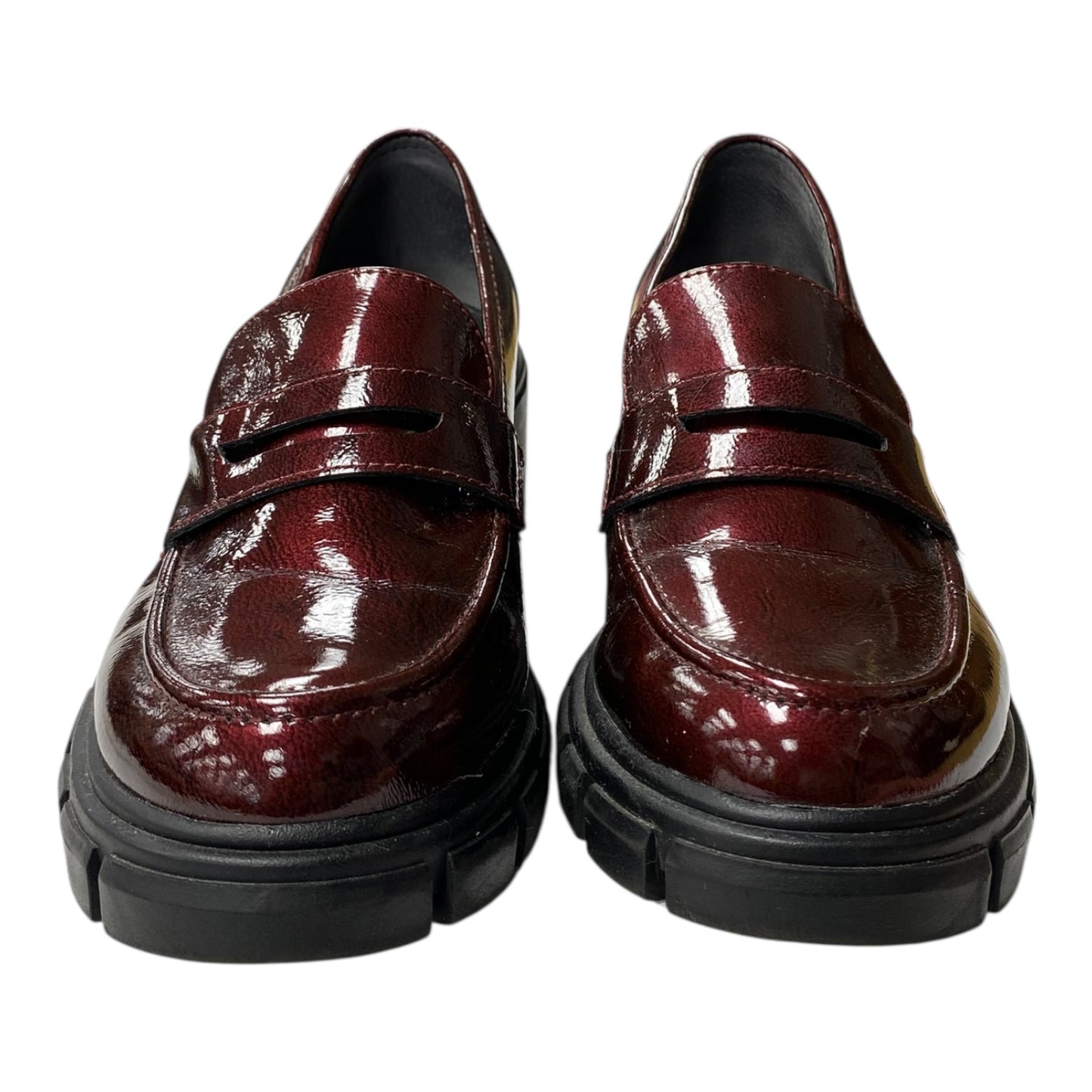 Shoes Heels Block By Crown Vintage In Red, Size:7.5
