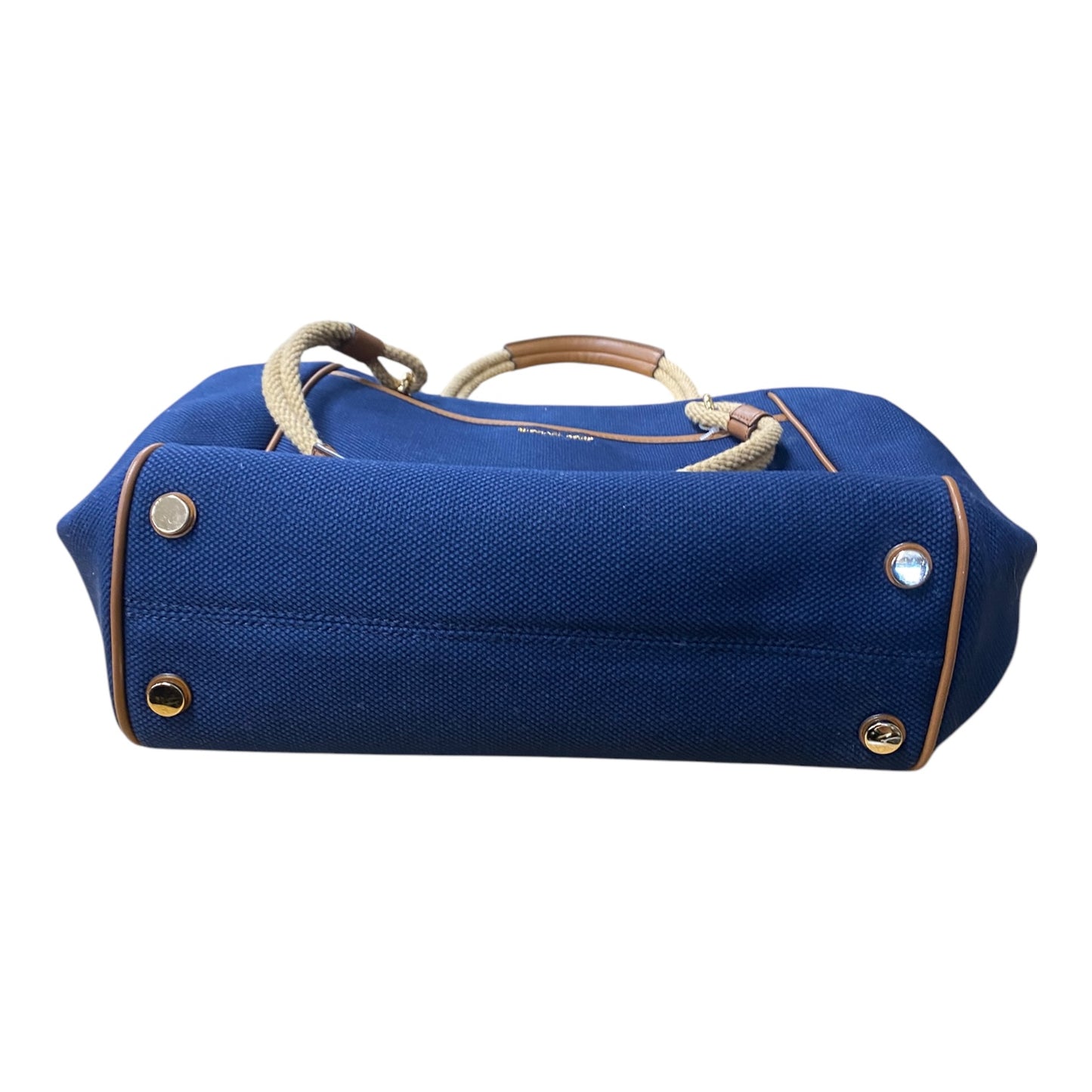 Tote Designer By Michael Kors In Blue, Size:Medium