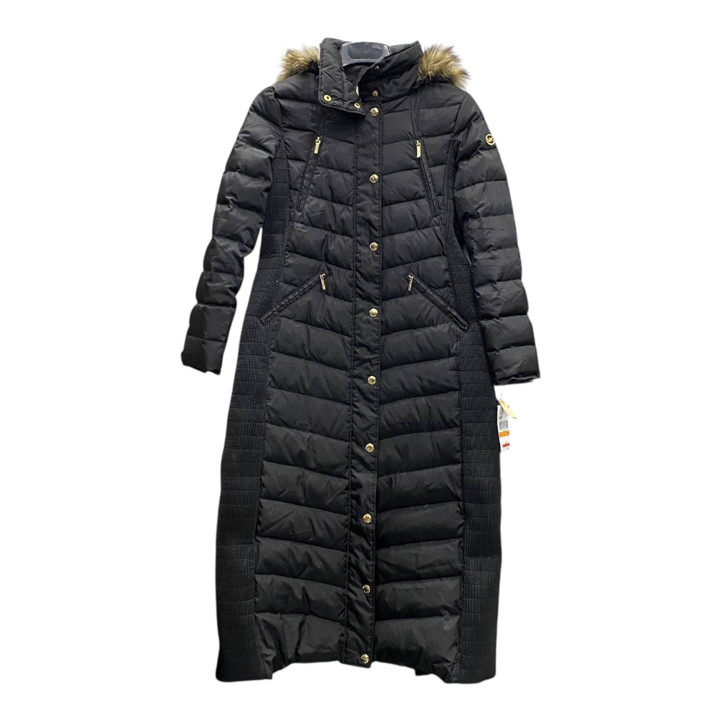 Coat Puffer & Quilted By Michael By Michael Kors In Black, Size:S