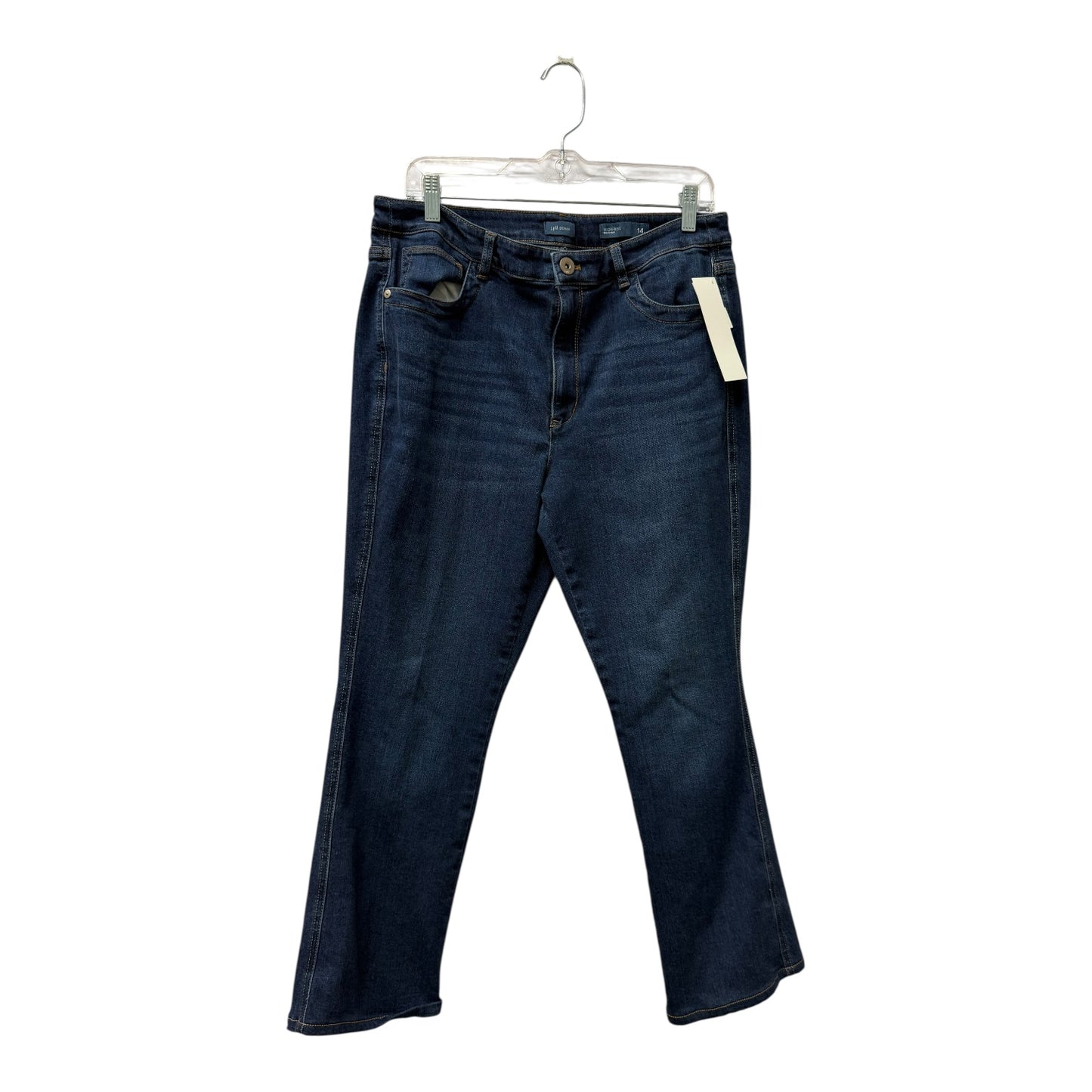 Jeans Boot Cut By J. Jill In Blue Denim, Size:14P