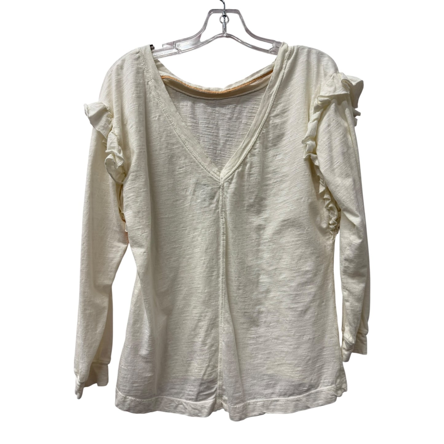 Top Ls By Pilcro In Cream, Size:Xs