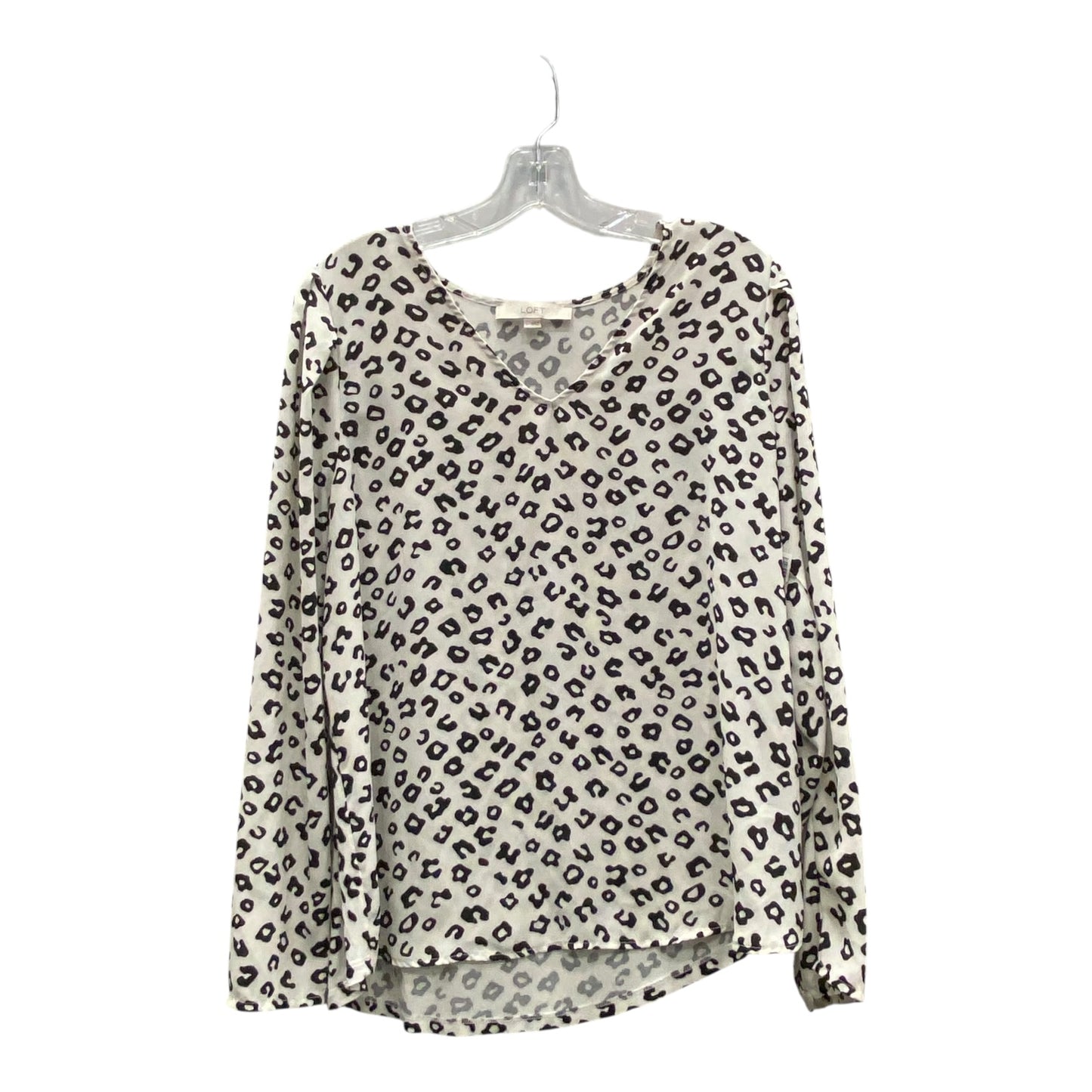 Top Ls By Loft In Black & White, Size:L
