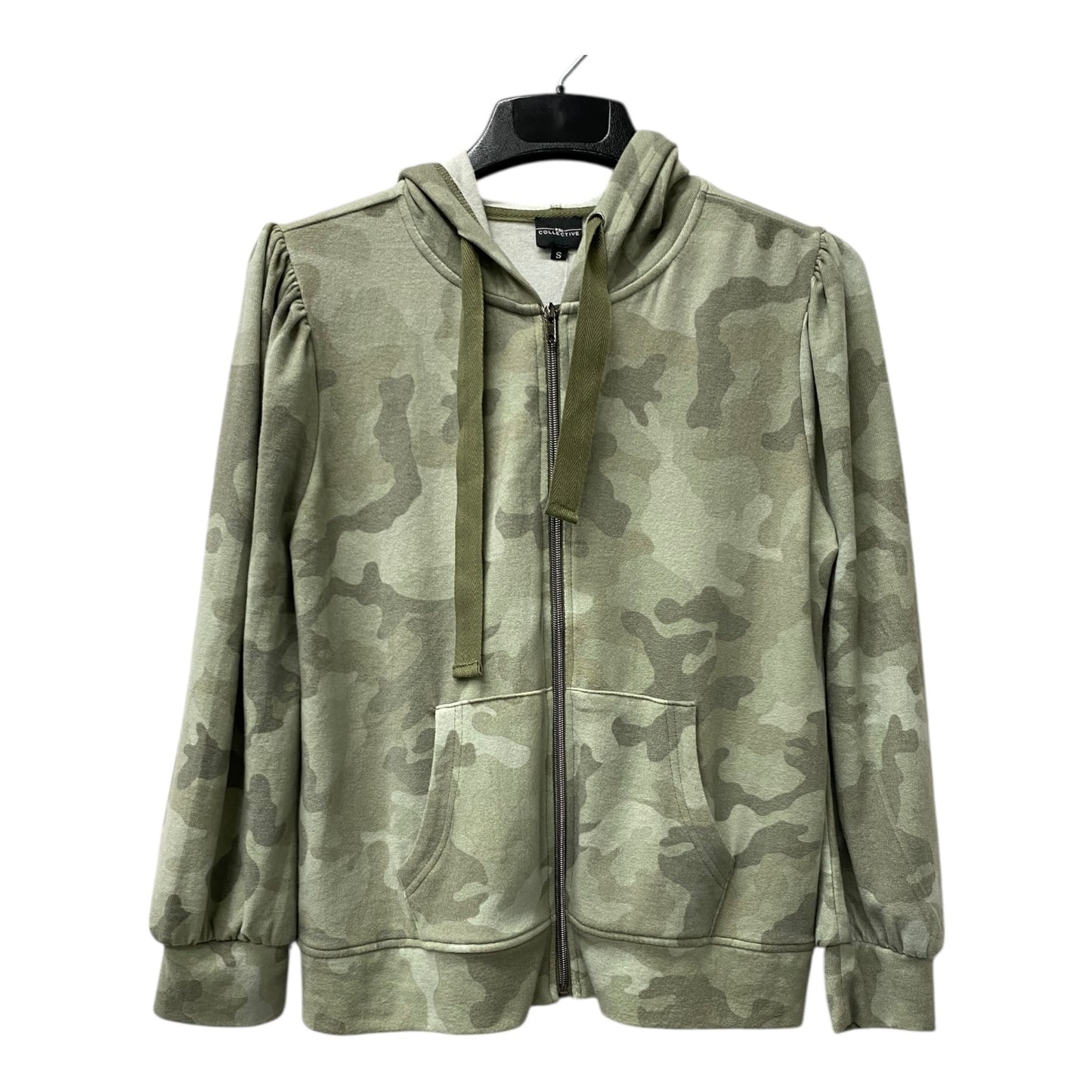 Athletic Jacket By Cme In Camouflage Print, Size:S